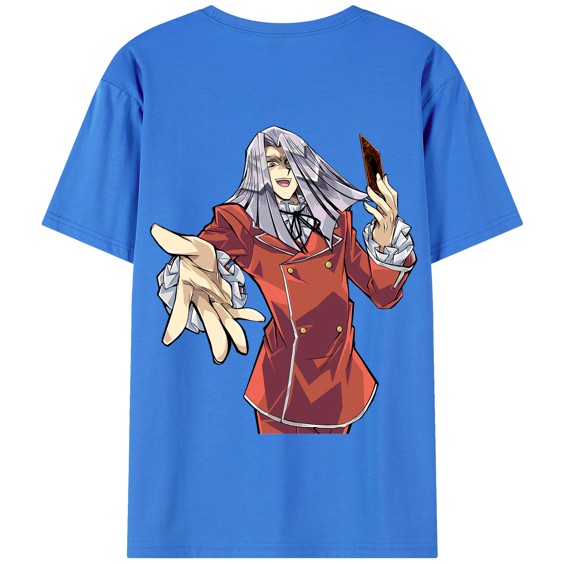 （画像用） 遊☆戯☆王 Yu-Gi-Oh! 綿100％半袖Tシャツ（背面プリント）
