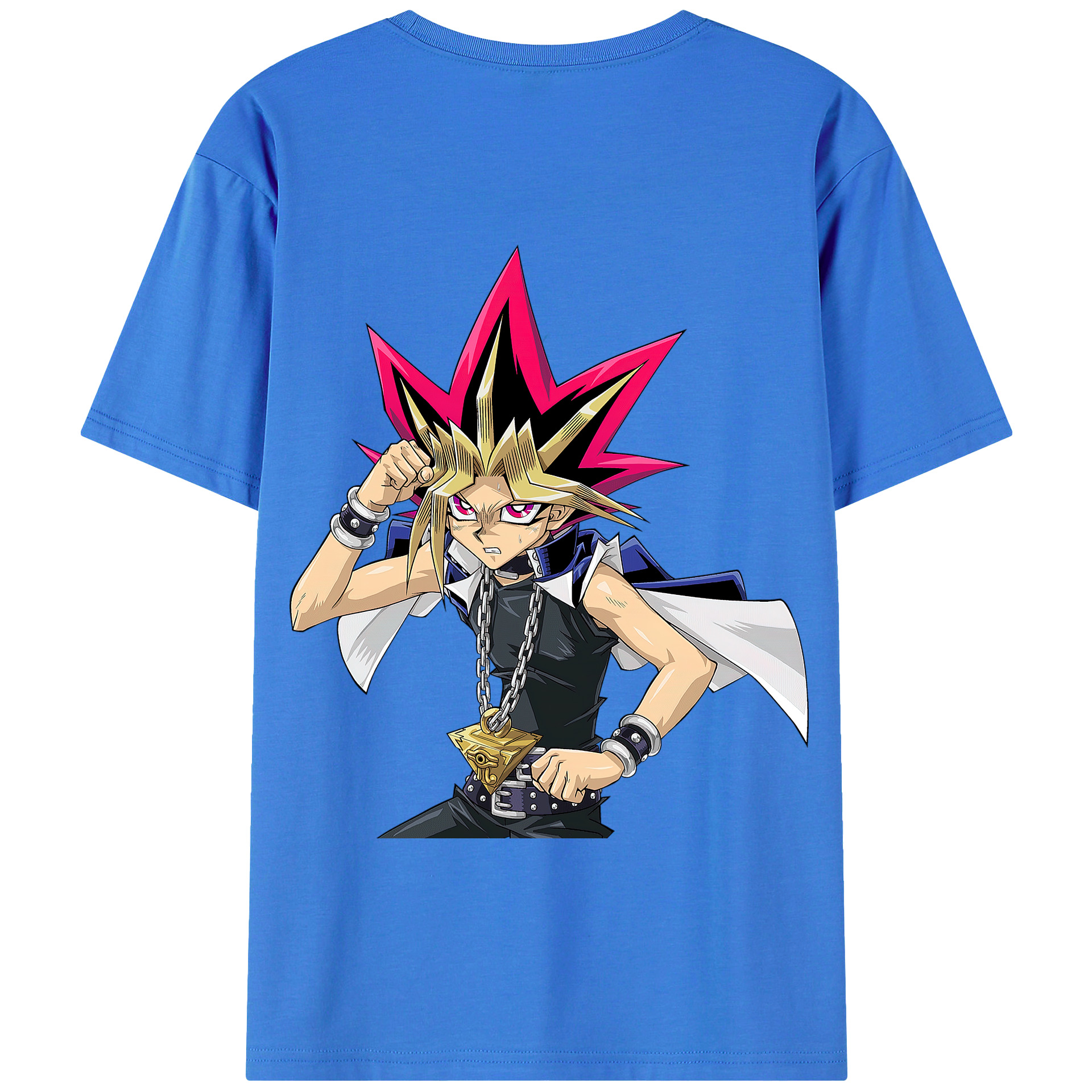 （画像用） 遊☆戯☆王 Yu-Gi-Oh! 綿100％半袖Tシャツ（背面プリント）