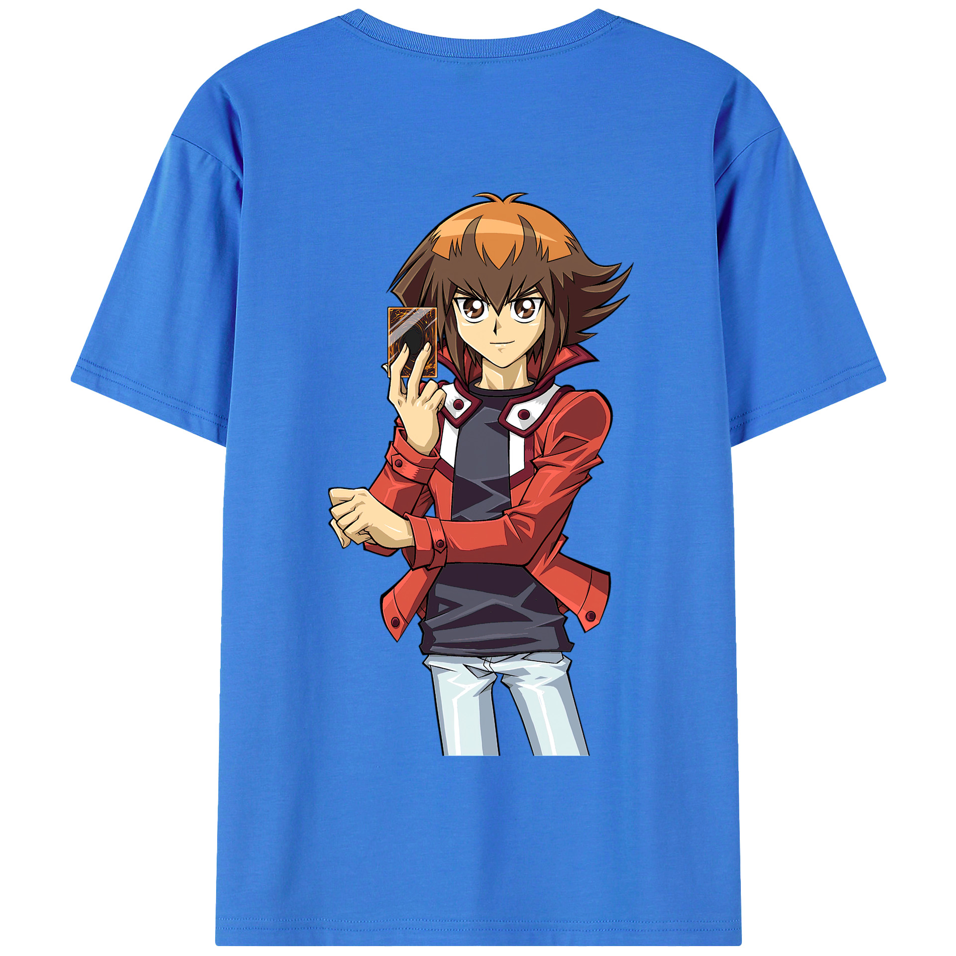 （画像用） 遊☆戯☆王 Yu-Gi-Oh! 綿100％半袖Tシャツ（背面プリント）