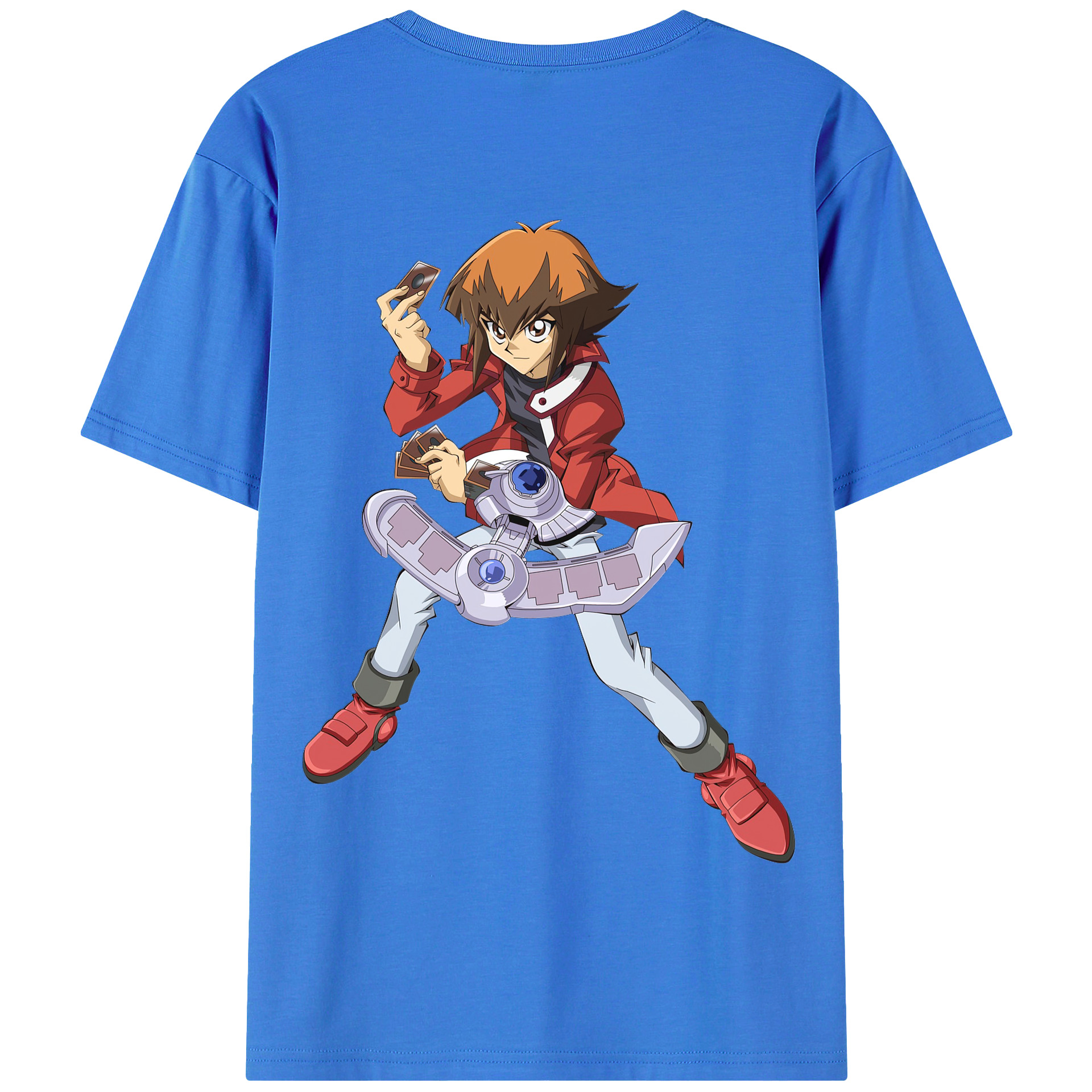 （画像用） 遊☆戯☆王 Yu-Gi-Oh! 綿100％半袖Tシャツ（背面プリント）