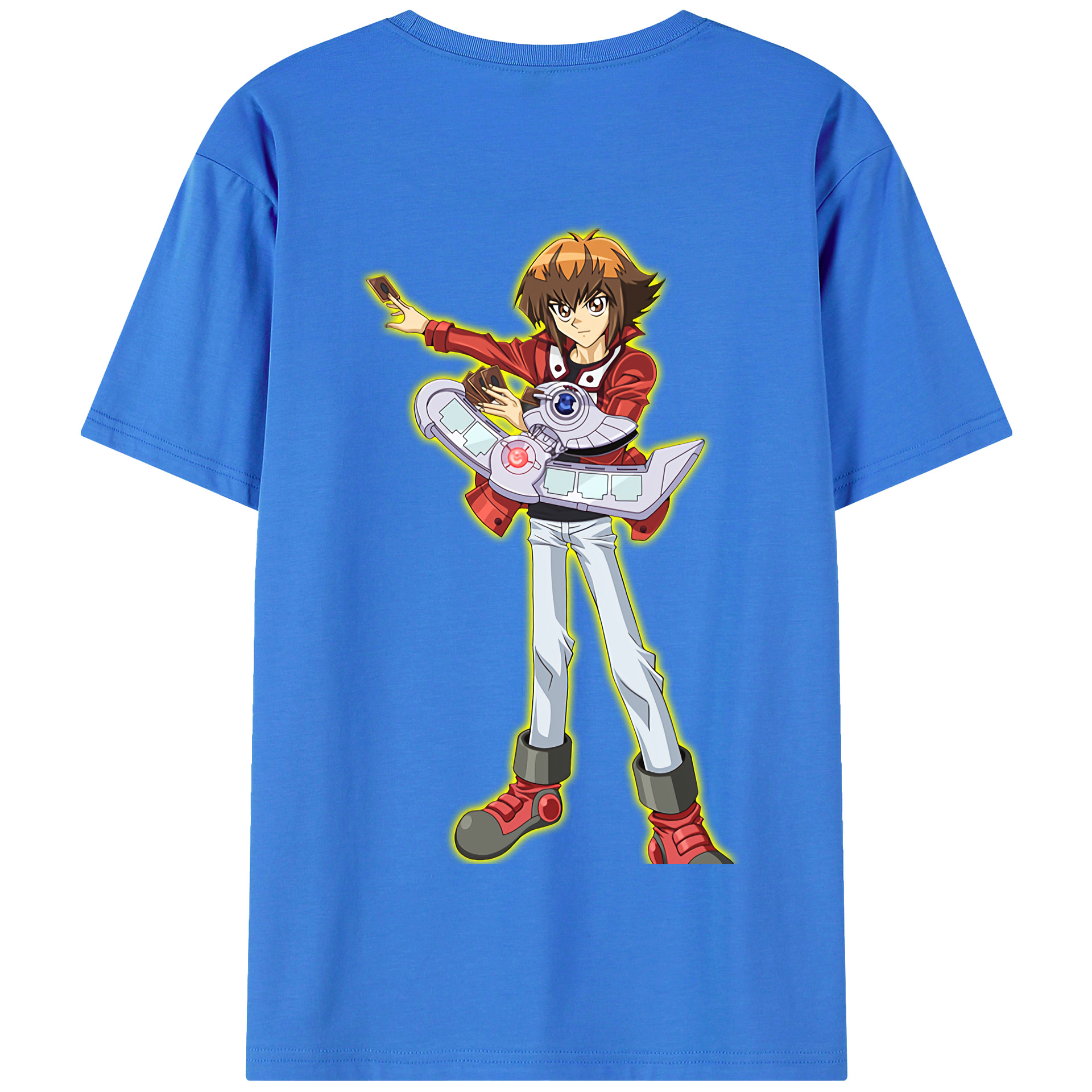（画像用） 遊☆戯☆王 Yu-Gi-Oh! 綿100％半袖Tシャツ（背面プリント）