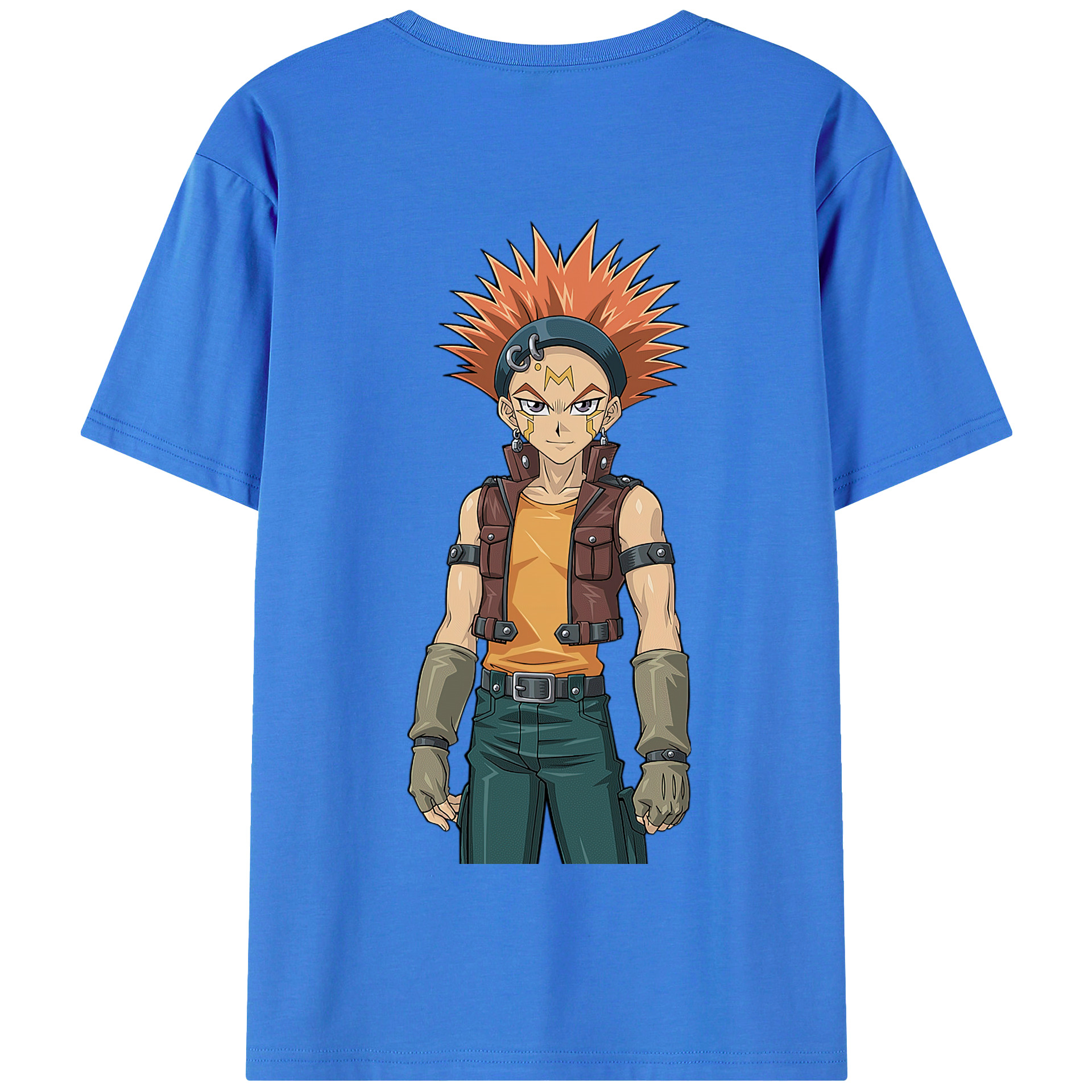（画像用） 遊☆戯☆王 Yu-Gi-Oh! 綿100％半袖Tシャツ（背面プリント）
