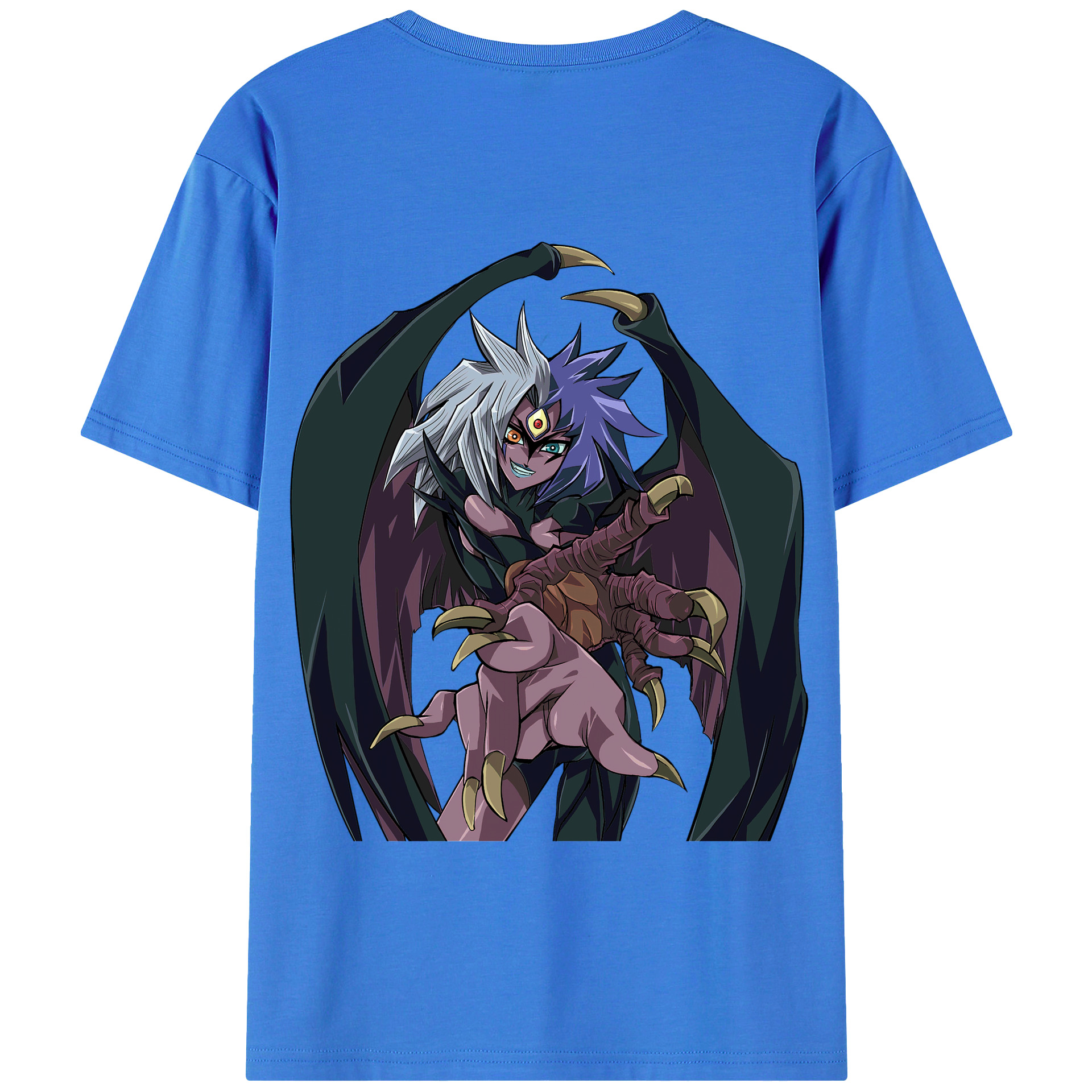 （画像用） 遊☆戯☆王 Yu-Gi-Oh! 綿100％半袖Tシャツ（背面プリント）