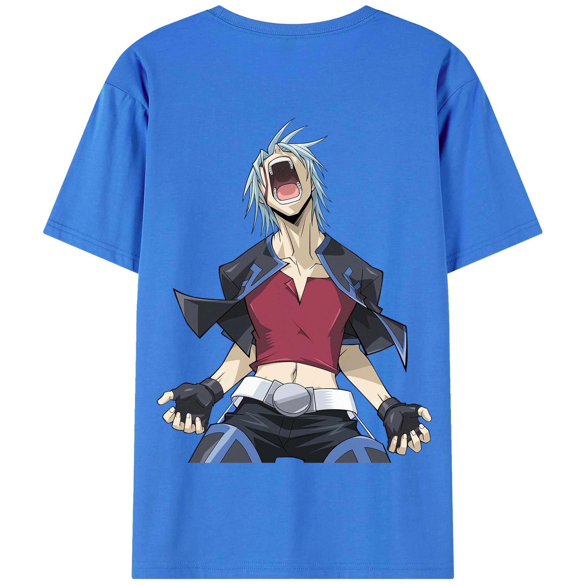 （画像用） 遊☆戯☆王 Yu-Gi-Oh! 綿100％半袖Tシャツ（背面プリント）