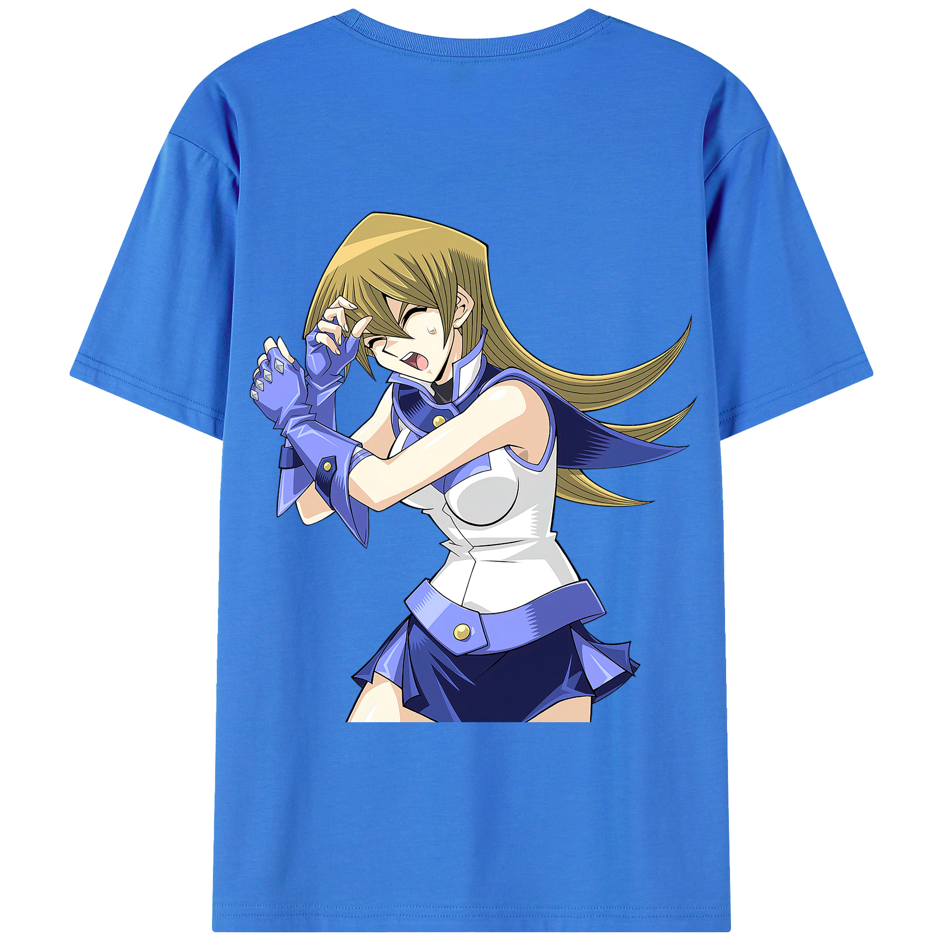 （画像用） 遊☆戯☆王 Yu-Gi-Oh! 綿100％半袖Tシャツ（背面プリント）