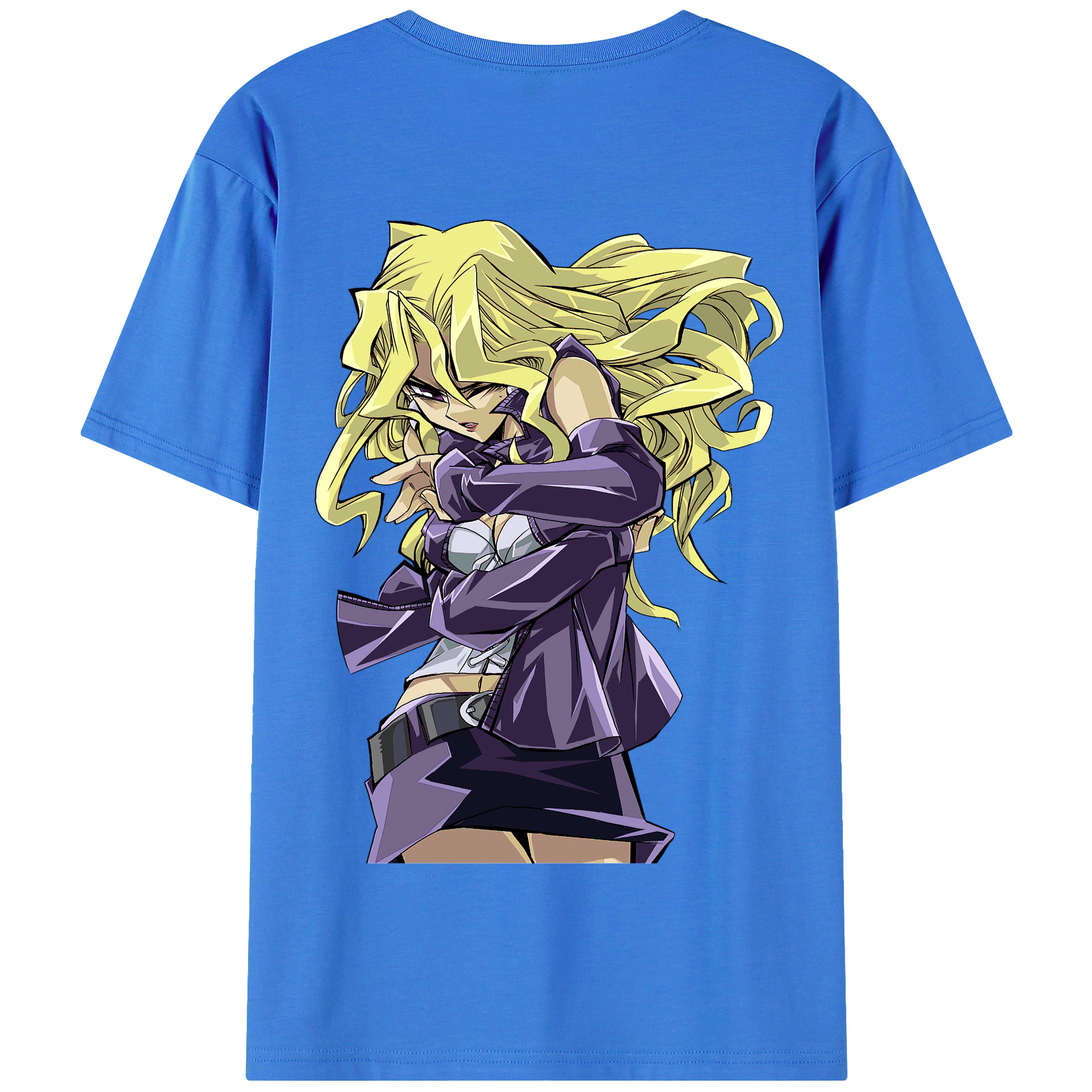 （画像用） 遊☆戯☆王 Yu-Gi-Oh! 綿100％半袖Tシャツ（背面プリント）