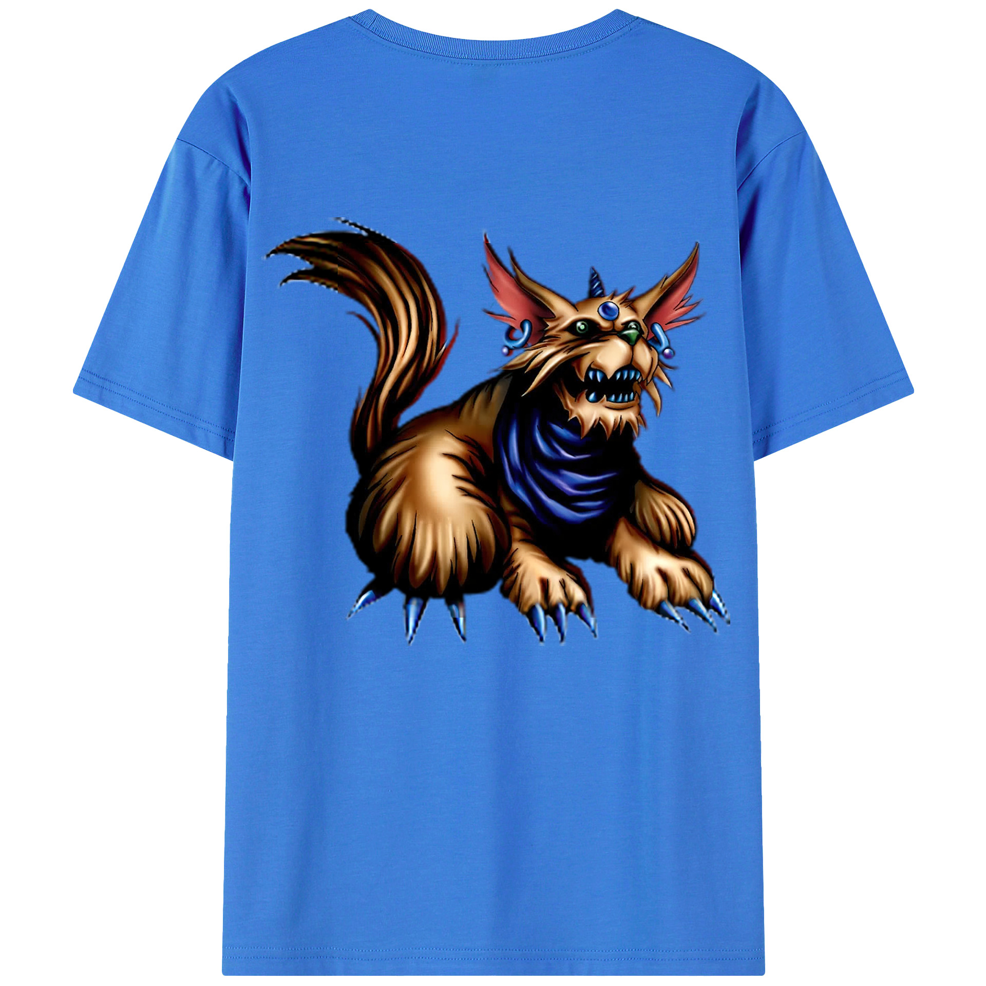 （画像用） 遊☆戯☆王 Yu-Gi-Oh! 綿100％半袖Tシャツ（背面プリント）