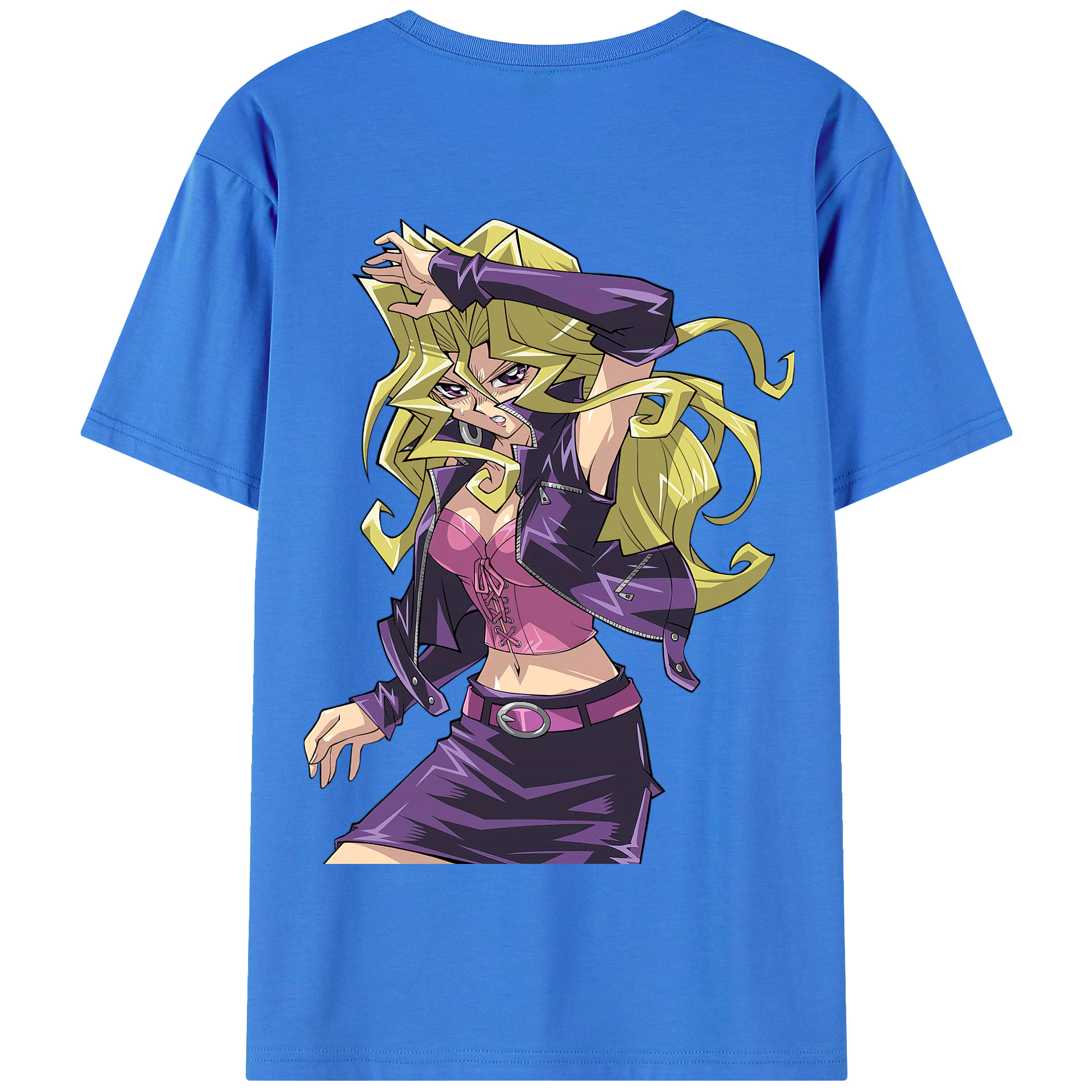 （画像用） 遊☆戯☆王 Yu-Gi-Oh! 綿100％半袖Tシャツ（背面プリント）