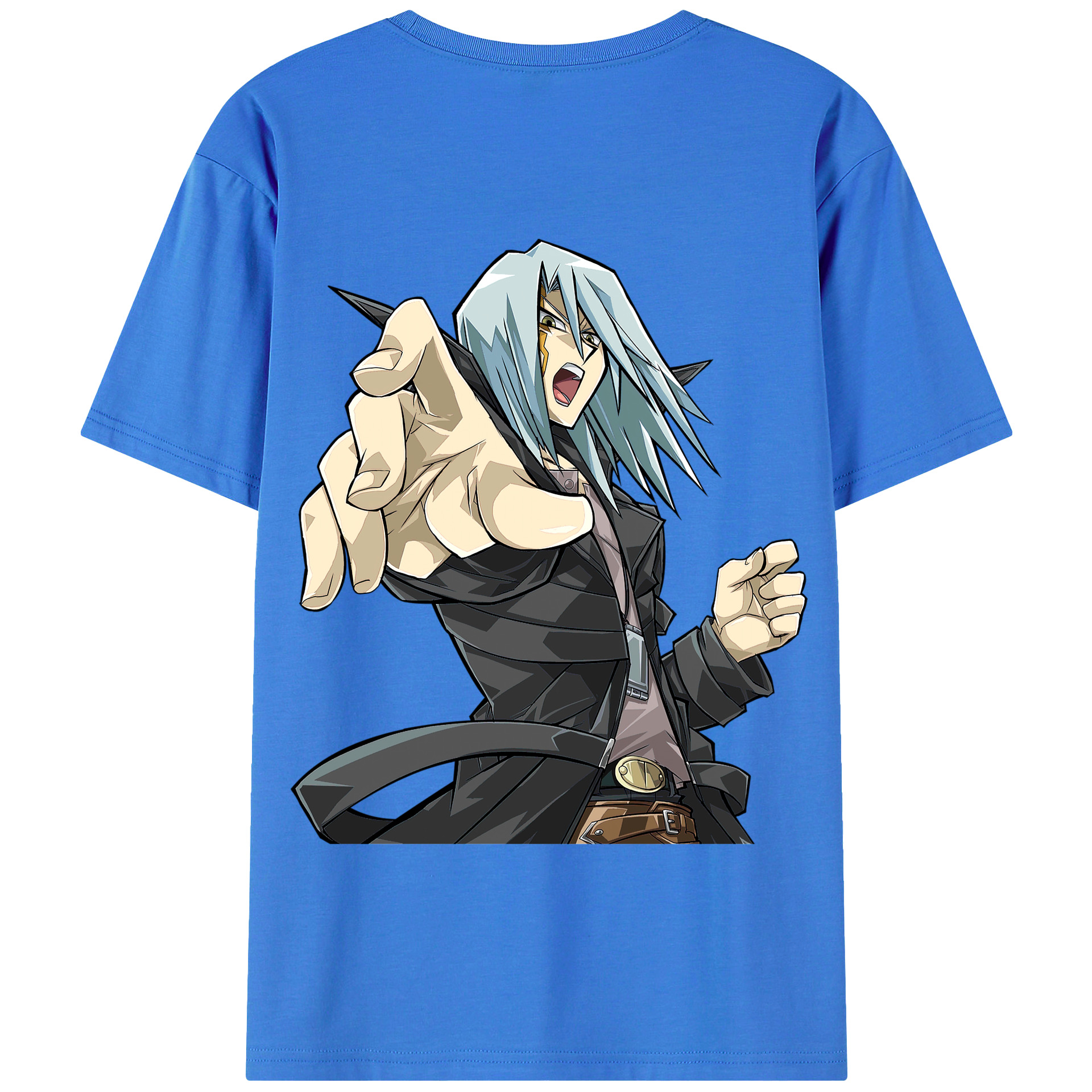 （画像用） 遊☆戯☆王 Yu-Gi-Oh! 綿100％半袖Tシャツ（背面プリント）
