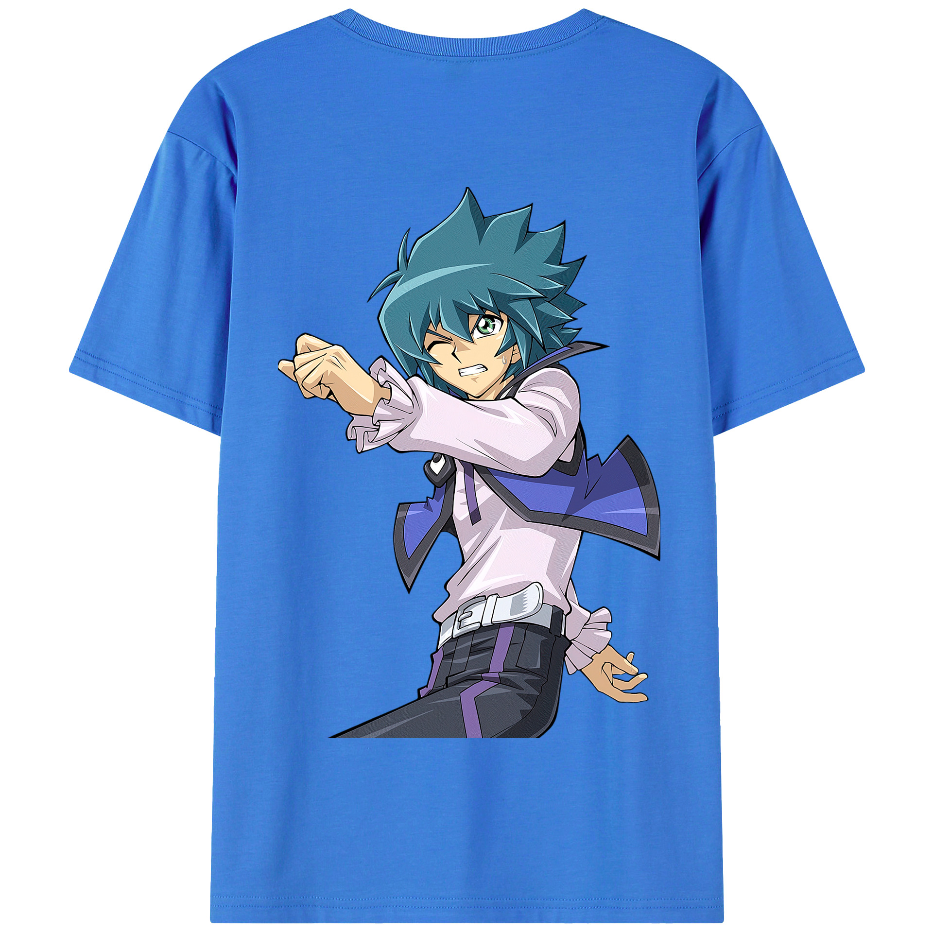 （画像用） 遊☆戯☆王 Yu-Gi-Oh! 綿100％半袖Tシャツ（背面プリント）