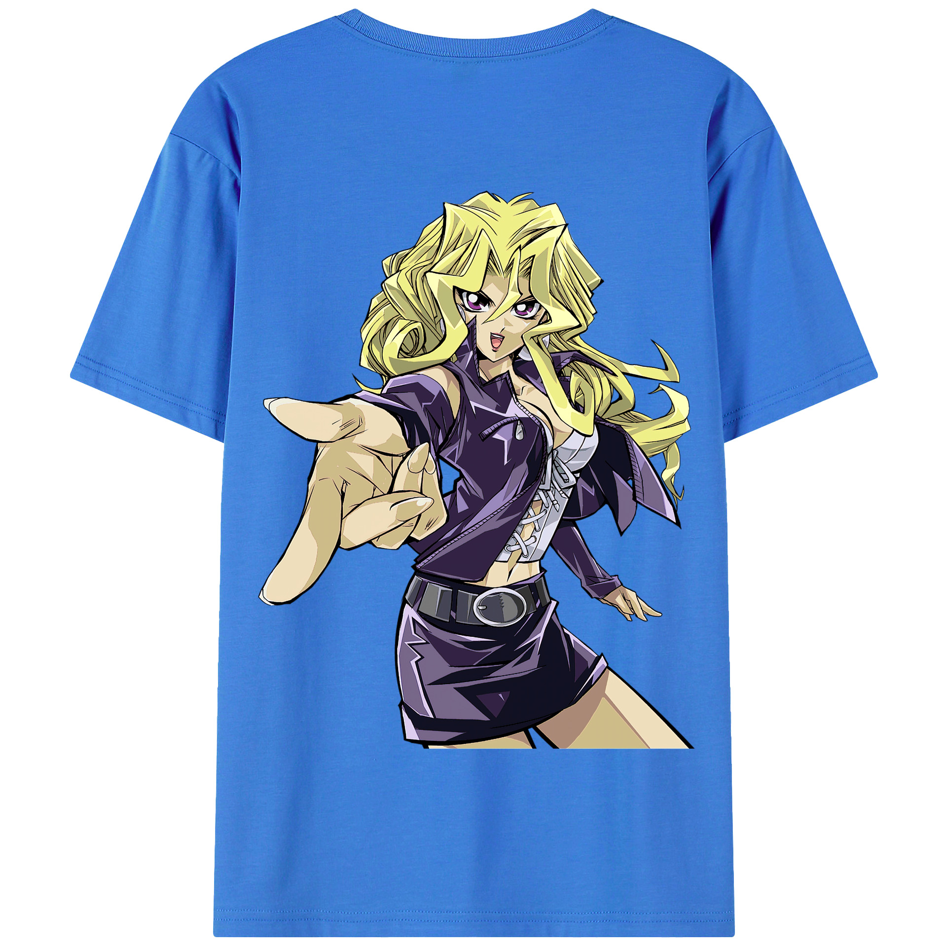 （画像用） 遊☆戯☆王 Yu-Gi-Oh! 綿100％半袖Tシャツ（背面プリント）