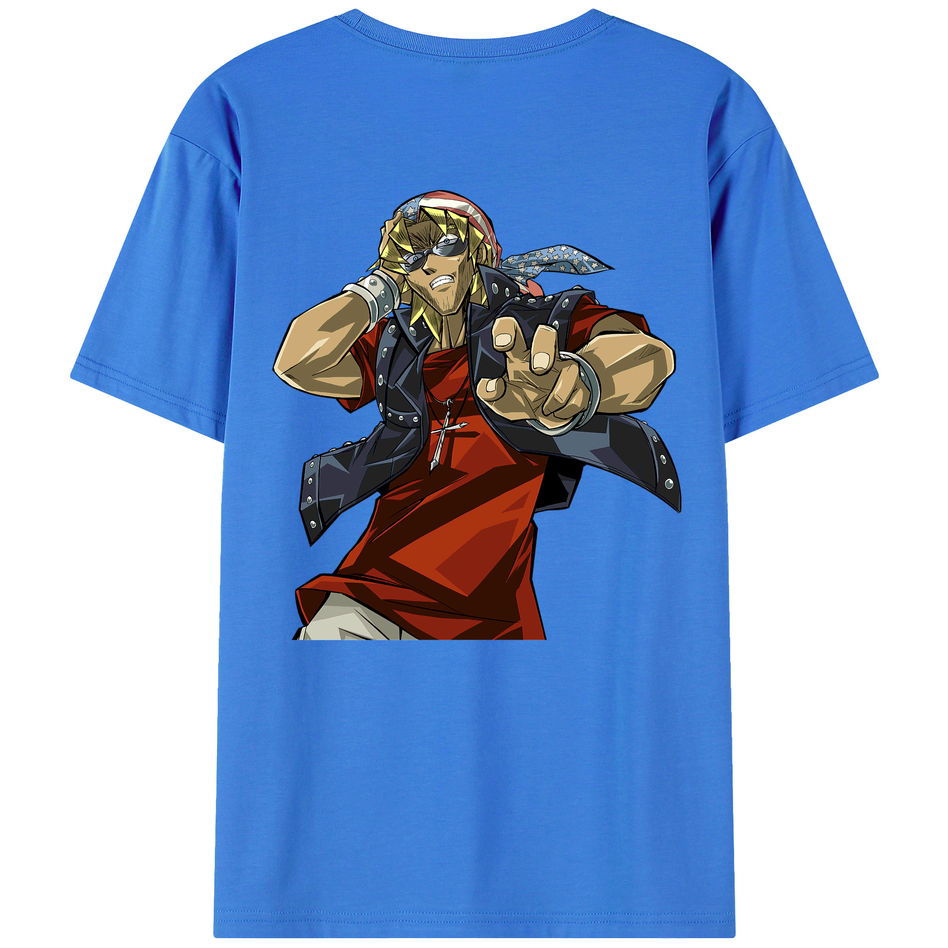 （画像用） 遊☆戯☆王 Yu-Gi-Oh! 綿100％半袖Tシャツ（背面プリント）