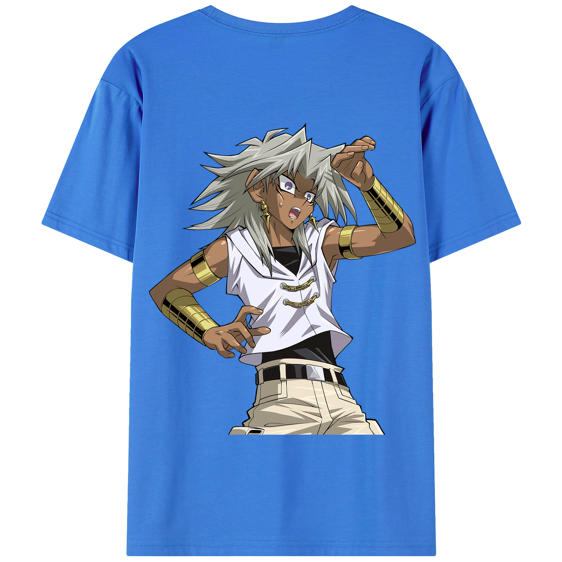 （画像用） 遊☆戯☆王 Yu-Gi-Oh! 綿100％半袖Tシャツ（背面プリント）