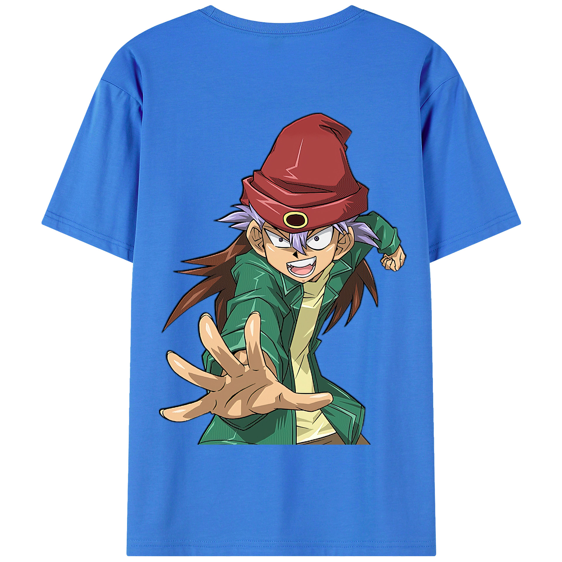 （画像用） 遊☆戯☆王 Yu-Gi-Oh! 綿100％半袖Tシャツ（背面プリント）