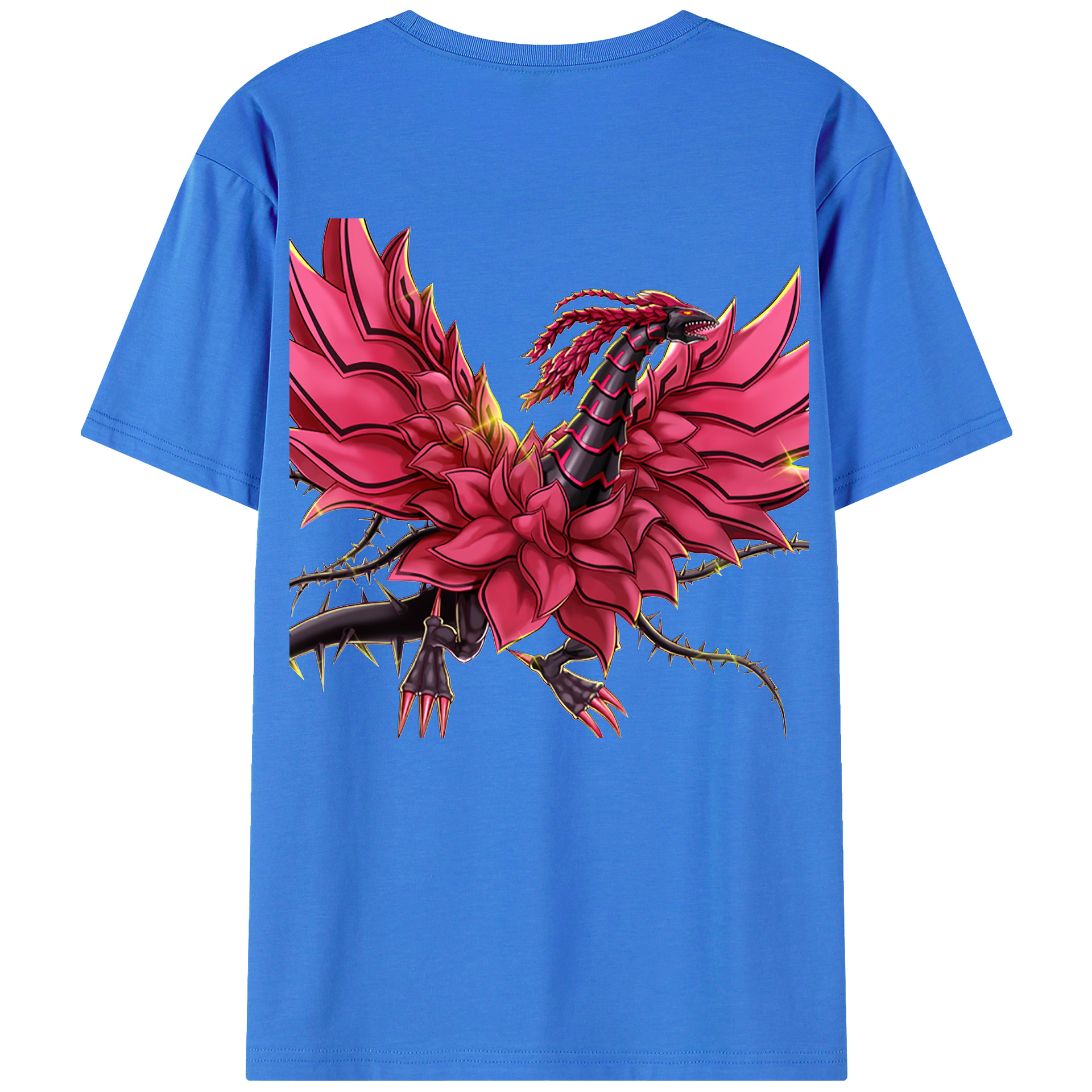 （画像用） 遊☆戯☆王 Yu-Gi-Oh! 綿100％半袖Tシャツ（背面プリント）