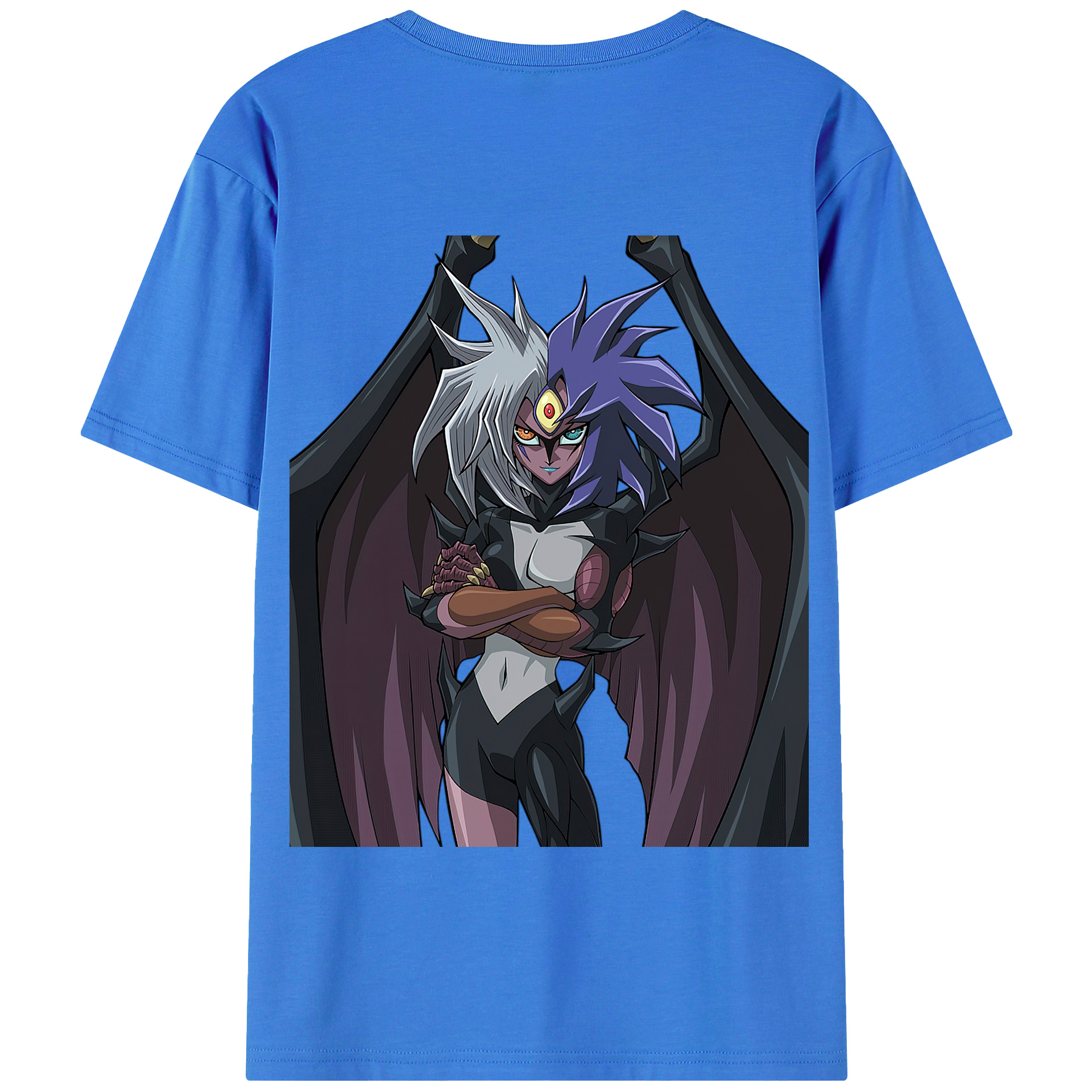 （画像用） 遊☆戯☆王 Yu-Gi-Oh! 綿100％半袖Tシャツ（背面プリント）