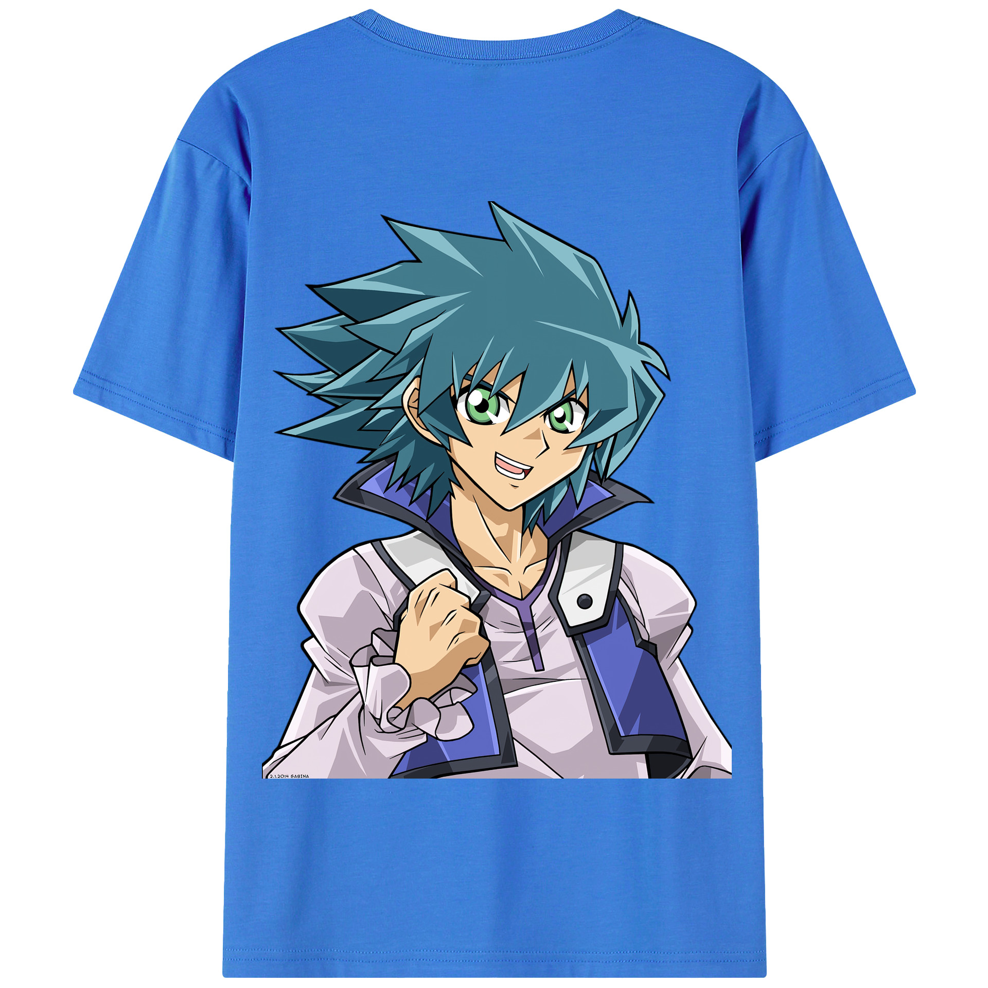 （画像用） 遊☆戯☆王 Yu-Gi-Oh! 綿100％半袖Tシャツ（背面プリント）