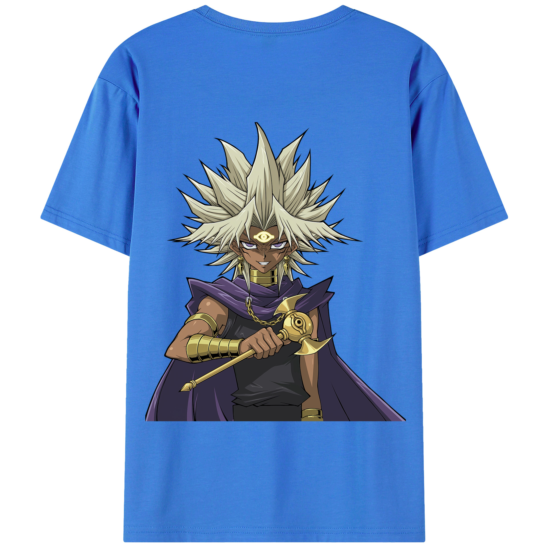（画像用） 遊☆戯☆王 Yu-Gi-Oh! 綿100％半袖Tシャツ（背面プリント）