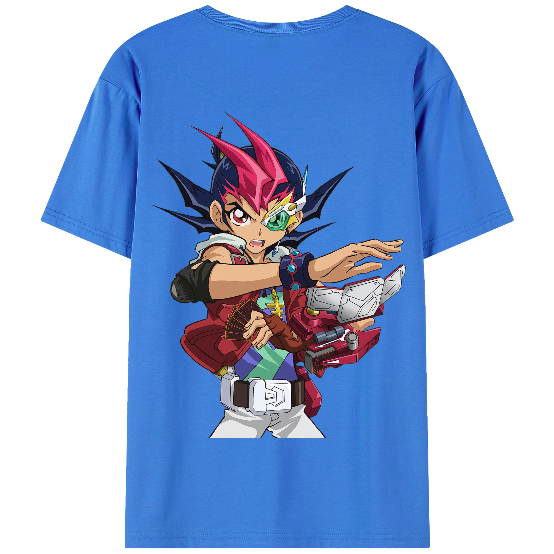（画像用） 遊☆戯☆王 Yu-Gi-Oh! 綿100％半袖Tシャツ（背面プリント）