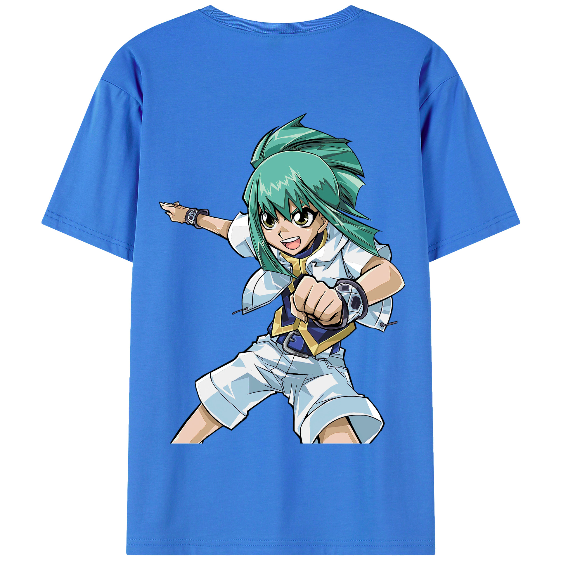 （画像用） 遊☆戯☆王 Yu-Gi-Oh! 綿100％半袖Tシャツ（背面プリント）