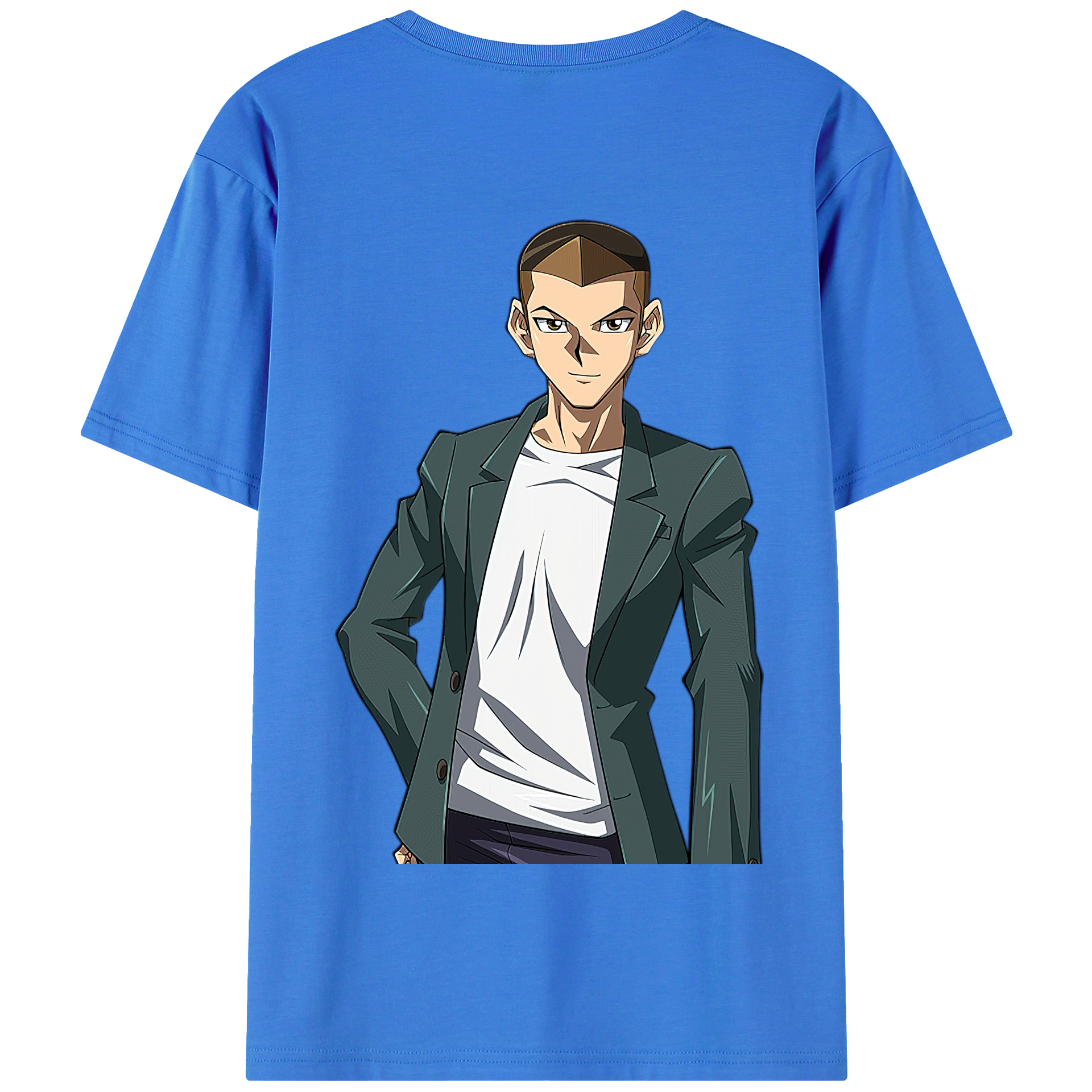（画像用） 遊☆戯☆王 Yu-Gi-Oh! 綿100％半袖Tシャツ（背面プリント）