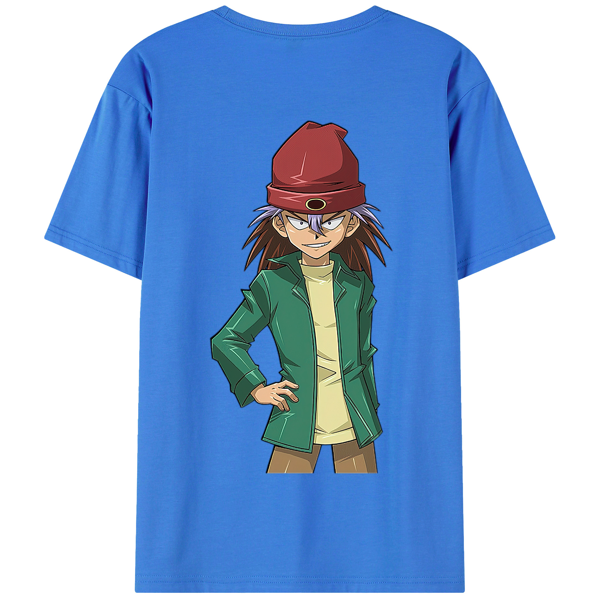 （画像用） 遊☆戯☆王 Yu-Gi-Oh! 綿100％半袖Tシャツ（背面プリント）