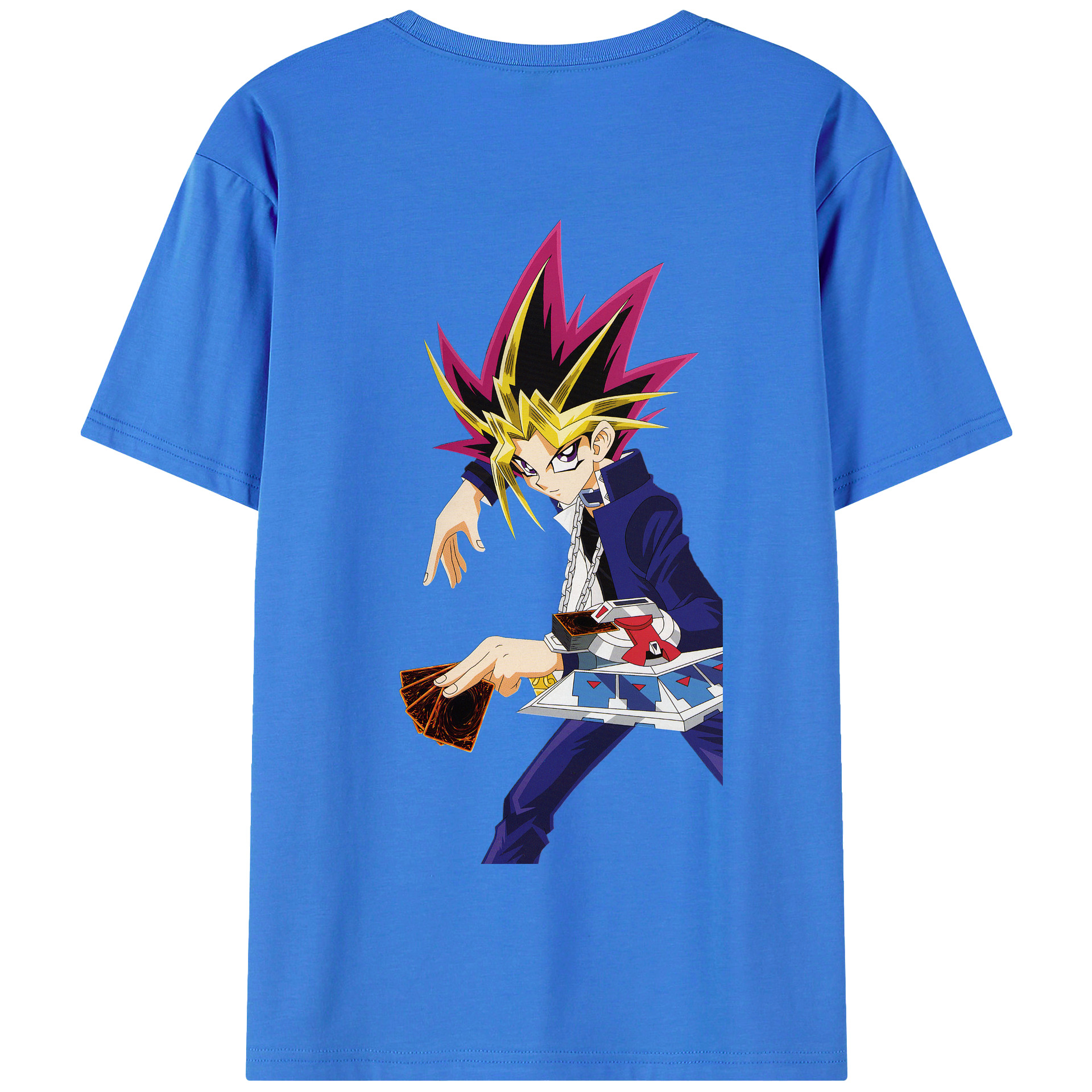 （画像用） 遊☆戯☆王 Yu-Gi-Oh! 綿100％半袖Tシャツ（背面プリント）