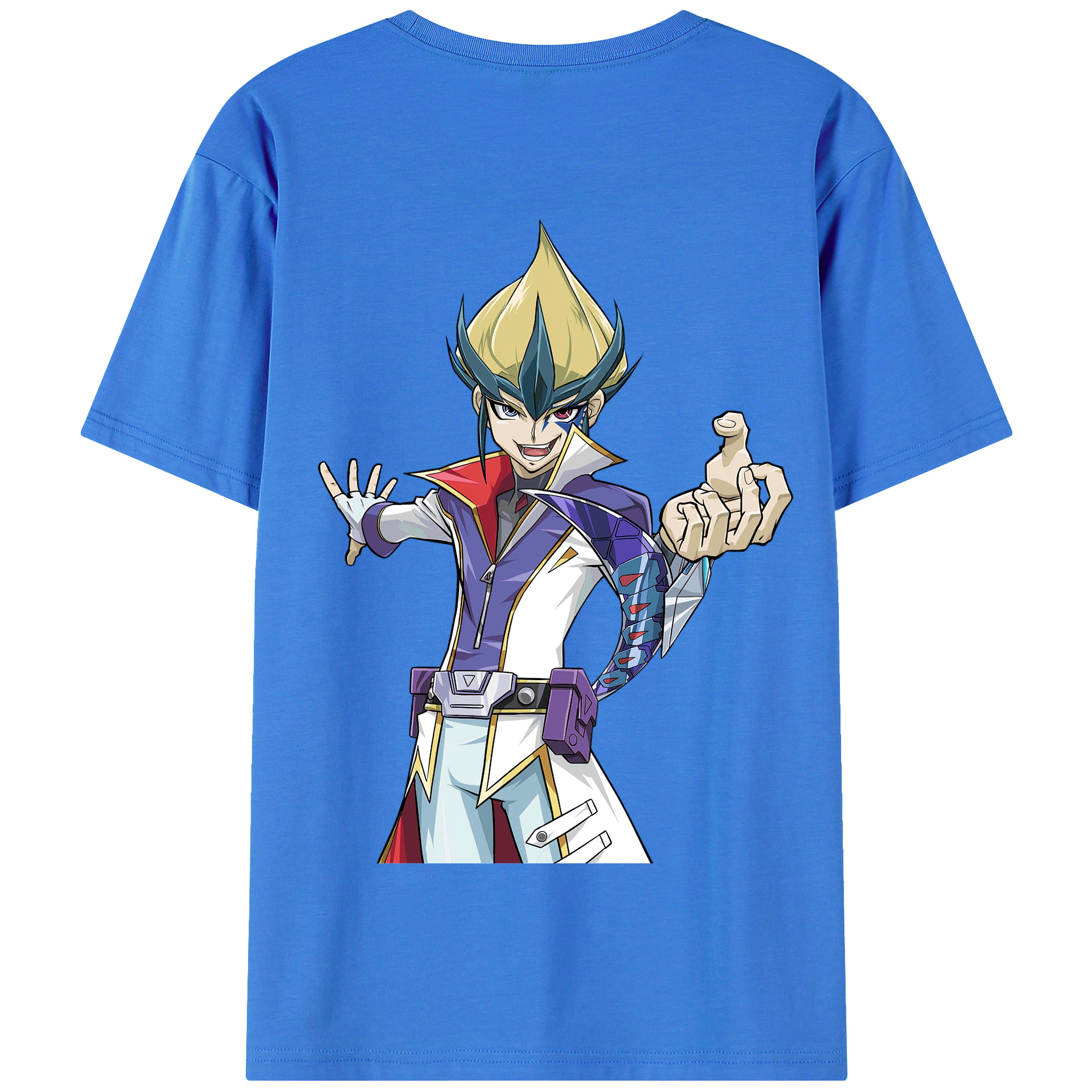 （画像用） 遊☆戯☆王 Yu-Gi-Oh! 綿100％半袖Tシャツ（背面プリント）