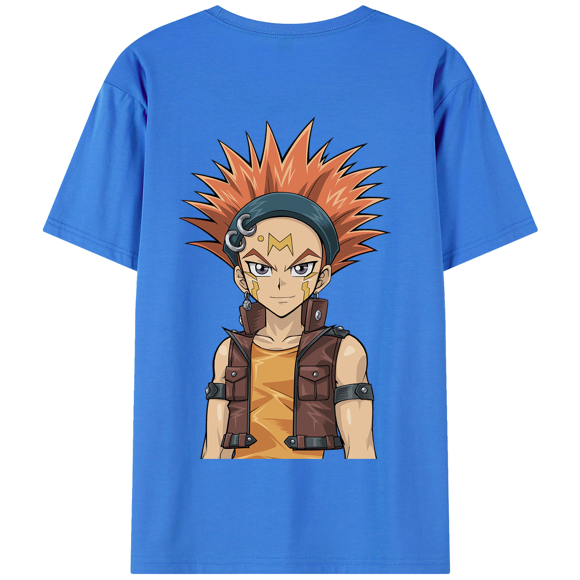 （画像用） 遊☆戯☆王 Yu-Gi-Oh! 綿100％半袖Tシャツ（背面プリント）