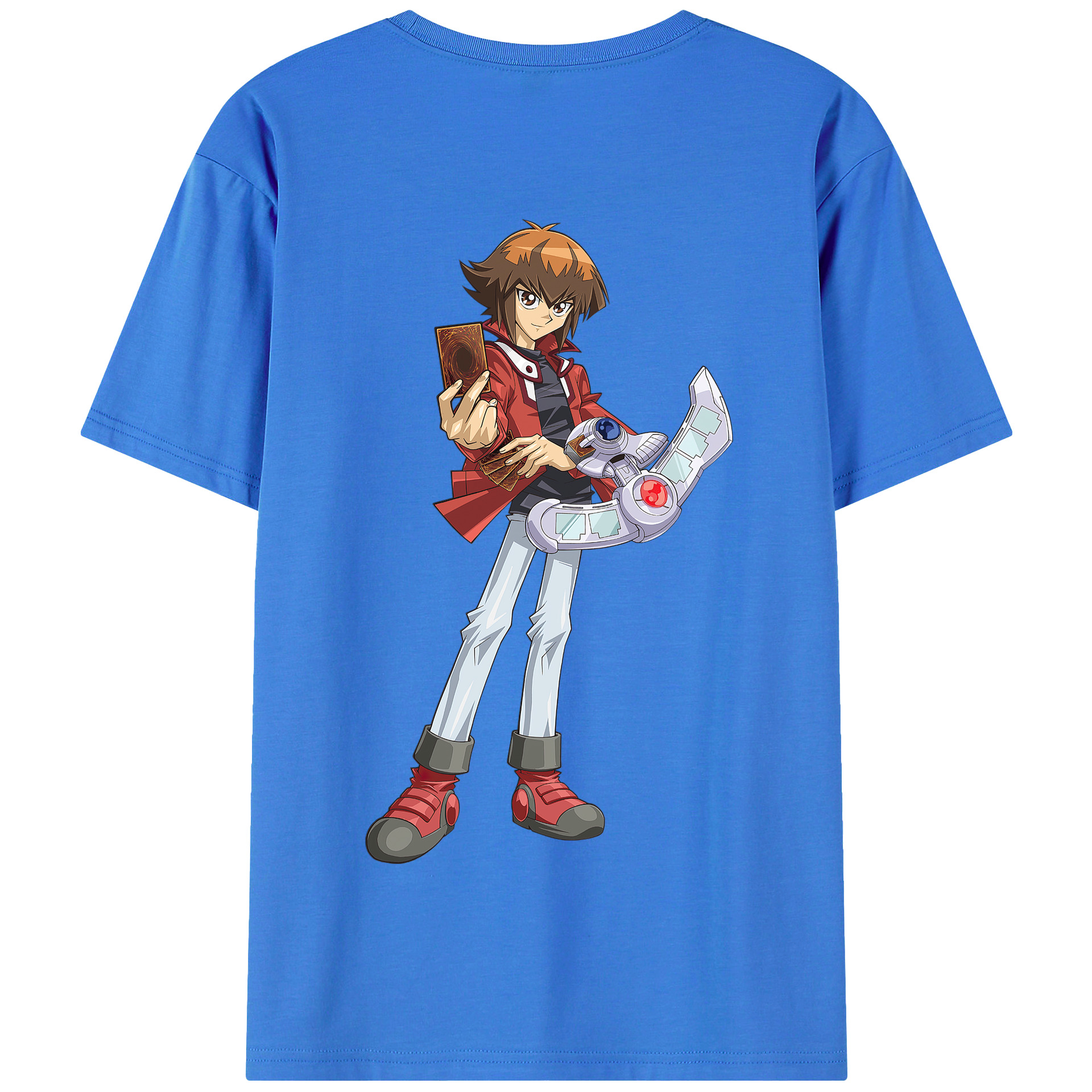 （画像用） 遊☆戯☆王 Yu-Gi-Oh! 綿100％半袖Tシャツ（背面プリント）
