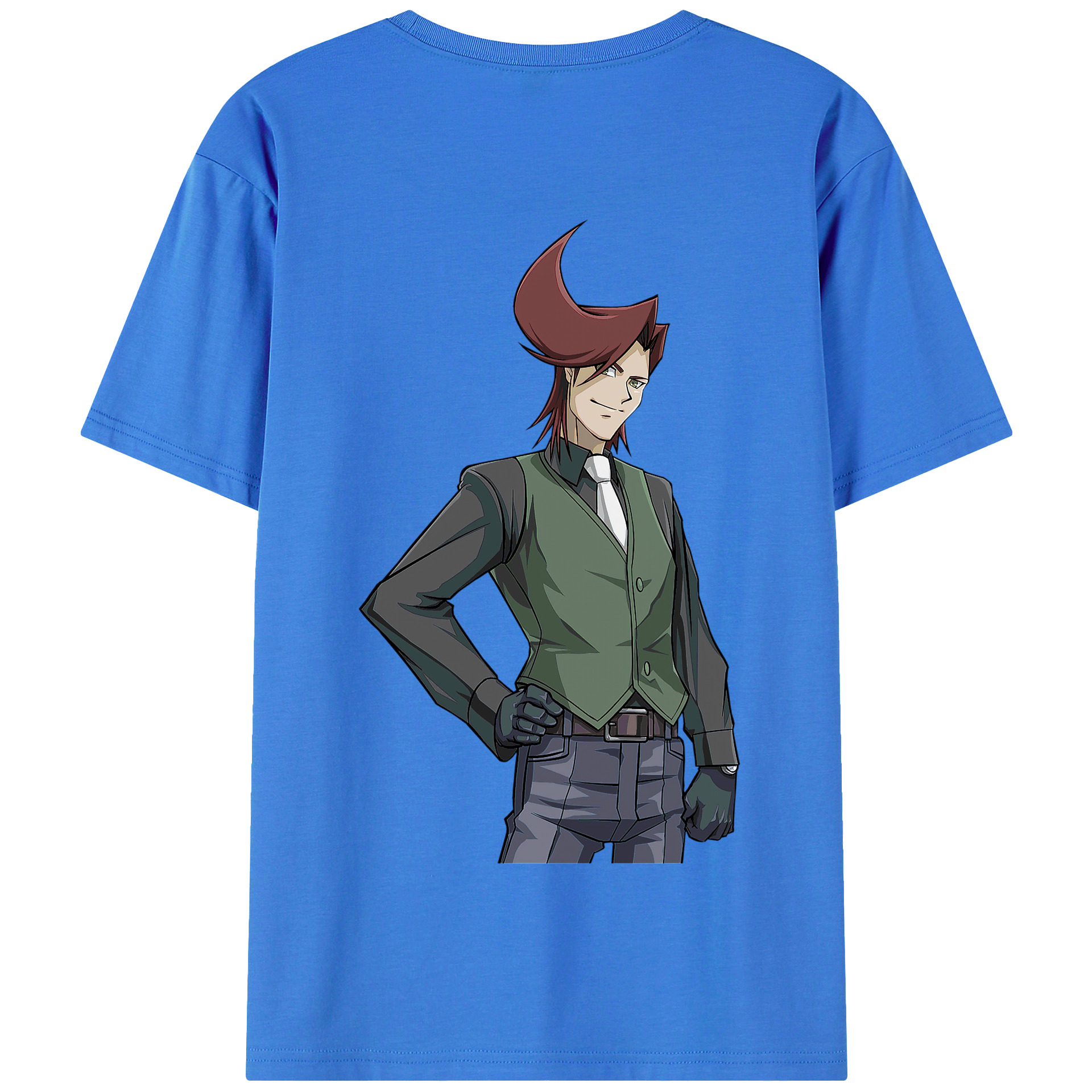 （画像用） 遊☆戯☆王 Yu-Gi-Oh! 綿100％半袖Tシャツ（背面プリント）
