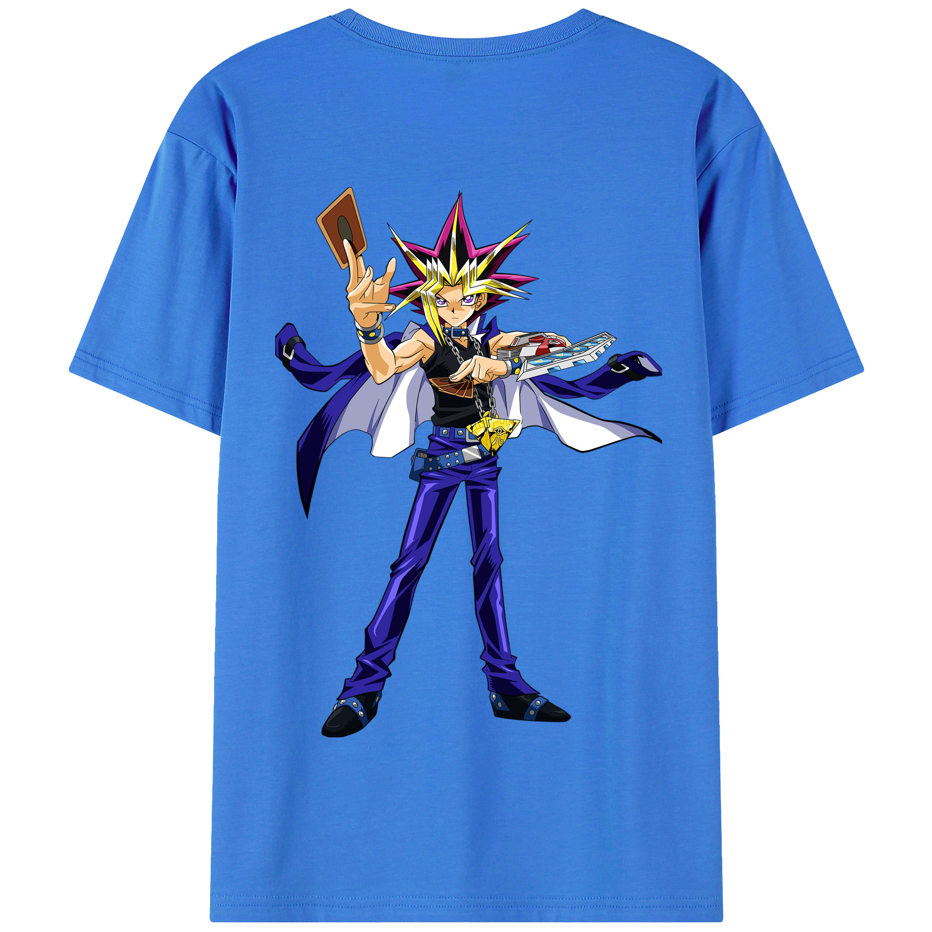 （画像用） 遊☆戯☆王 Yu-Gi-Oh! 綿100％半袖Tシャツ（背面プリント）