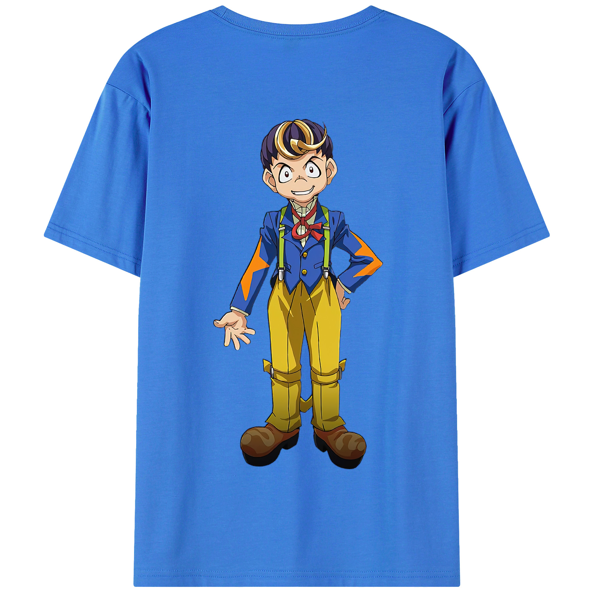 （画像用） 遊☆戯☆王 Yu-Gi-Oh! 綿100％半袖Tシャツ（背面プリント）