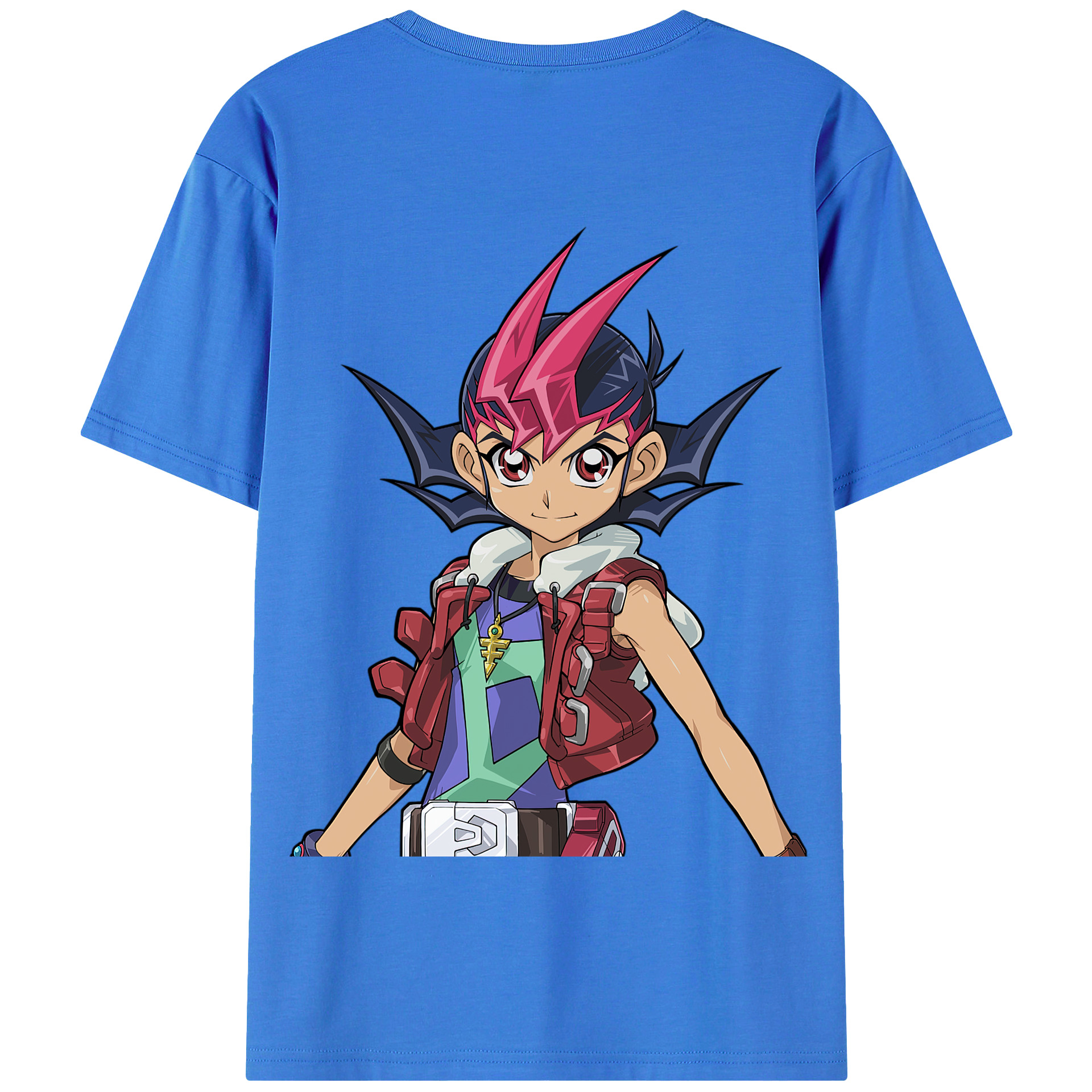 （画像用） 遊☆戯☆王 Yu-Gi-Oh! 綿100％半袖Tシャツ（背面プリント）
