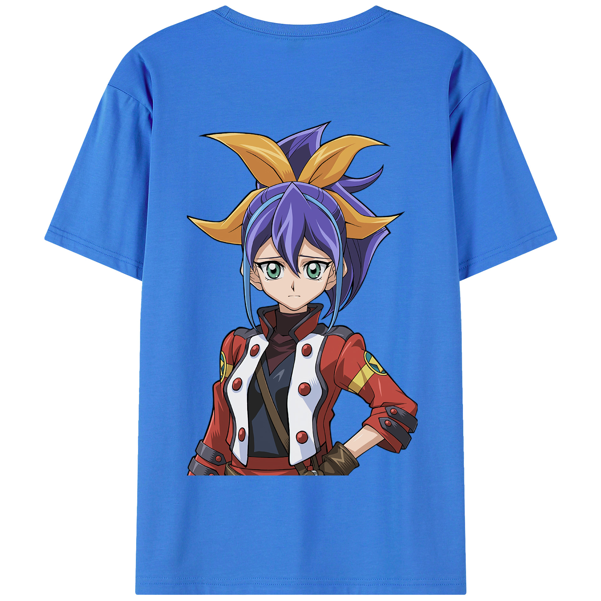 （画像用） 遊☆戯☆王 Yu-Gi-Oh! 綿100％半袖Tシャツ（背面プリント）