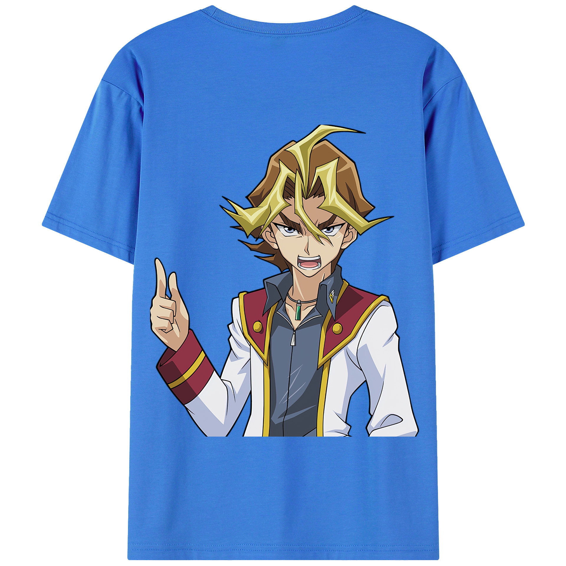 （画像用） 遊☆戯☆王 Yu-Gi-Oh! 綿100％半袖Tシャツ（背面プリント）