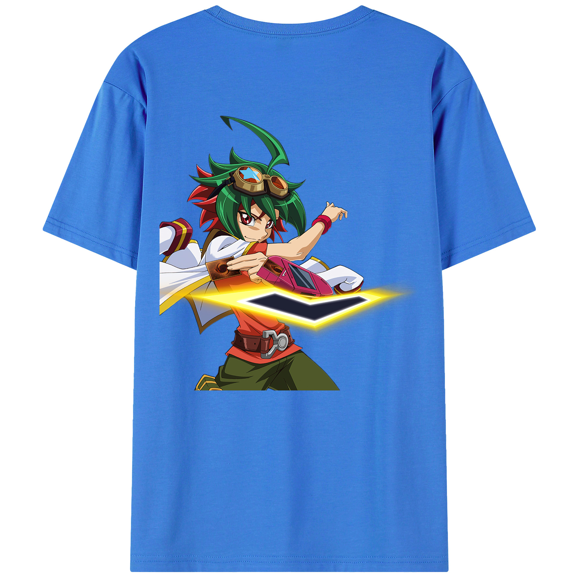 （画像用） 遊☆戯☆王 Yu-Gi-Oh! 綿100％半袖Tシャツ（背面プリント）