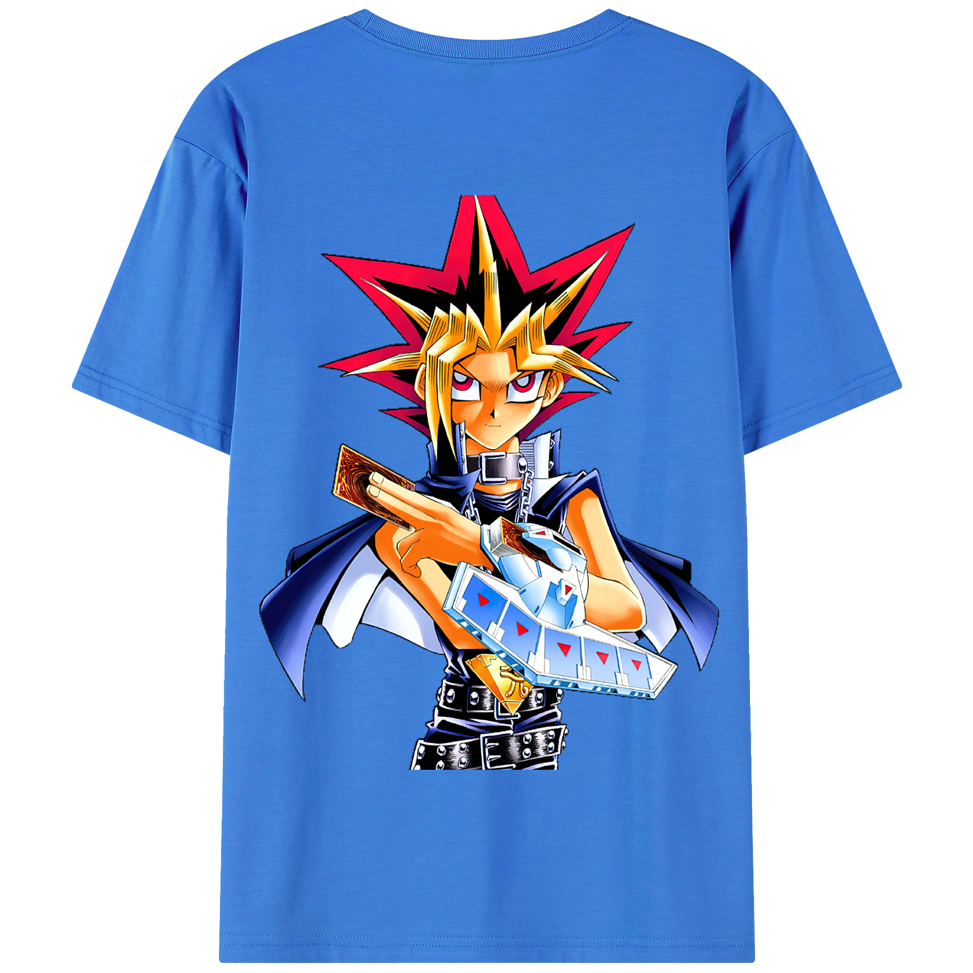 （画像用） 遊☆戯☆王 Yu-Gi-Oh! 綿100％半袖Tシャツ（背面プリント）