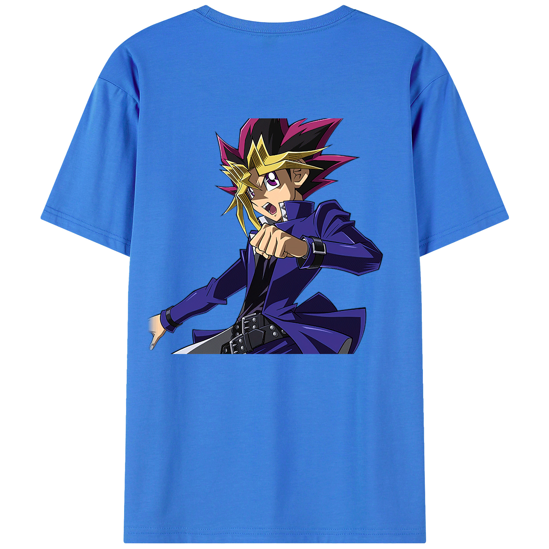 （画像用） 遊☆戯☆王 Yu-Gi-Oh! 綿100％半袖Tシャツ（背面プリント）