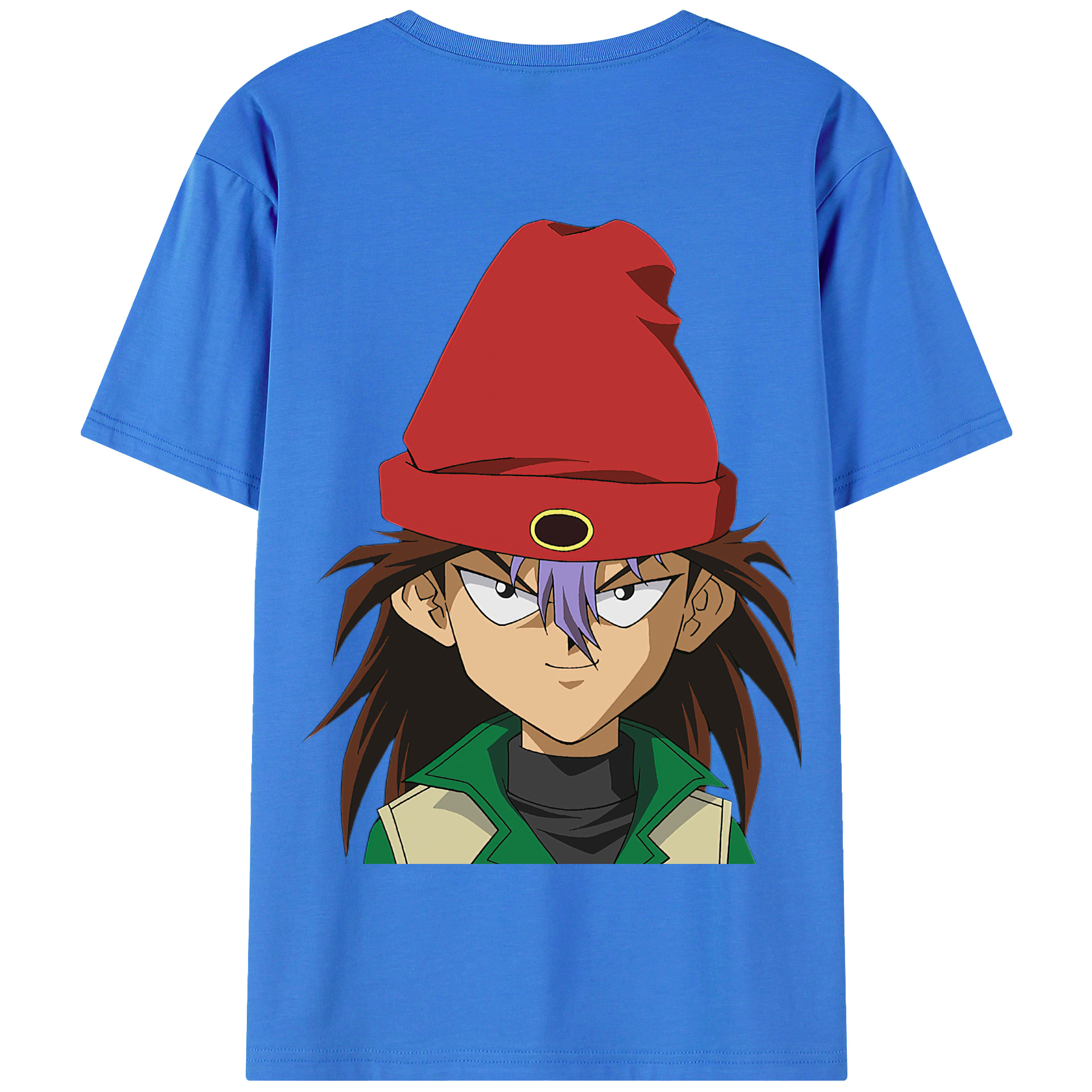 （画像用） 遊☆戯☆王 Yu-Gi-Oh! 綿100％半袖Tシャツ（背面プリント）
