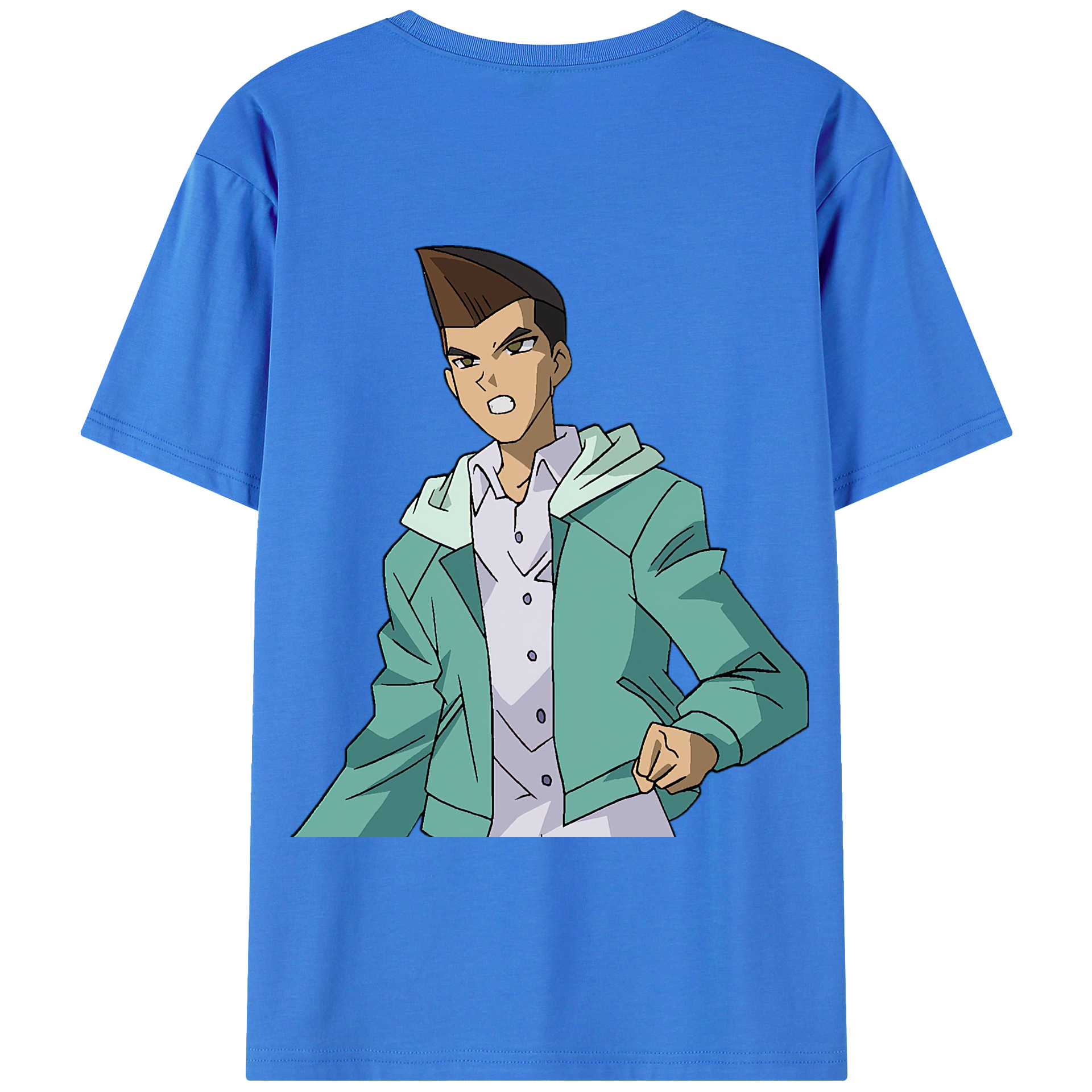 （画像用） 遊☆戯☆王 Yu-Gi-Oh! 綿100％半袖Tシャツ（背面プリント）