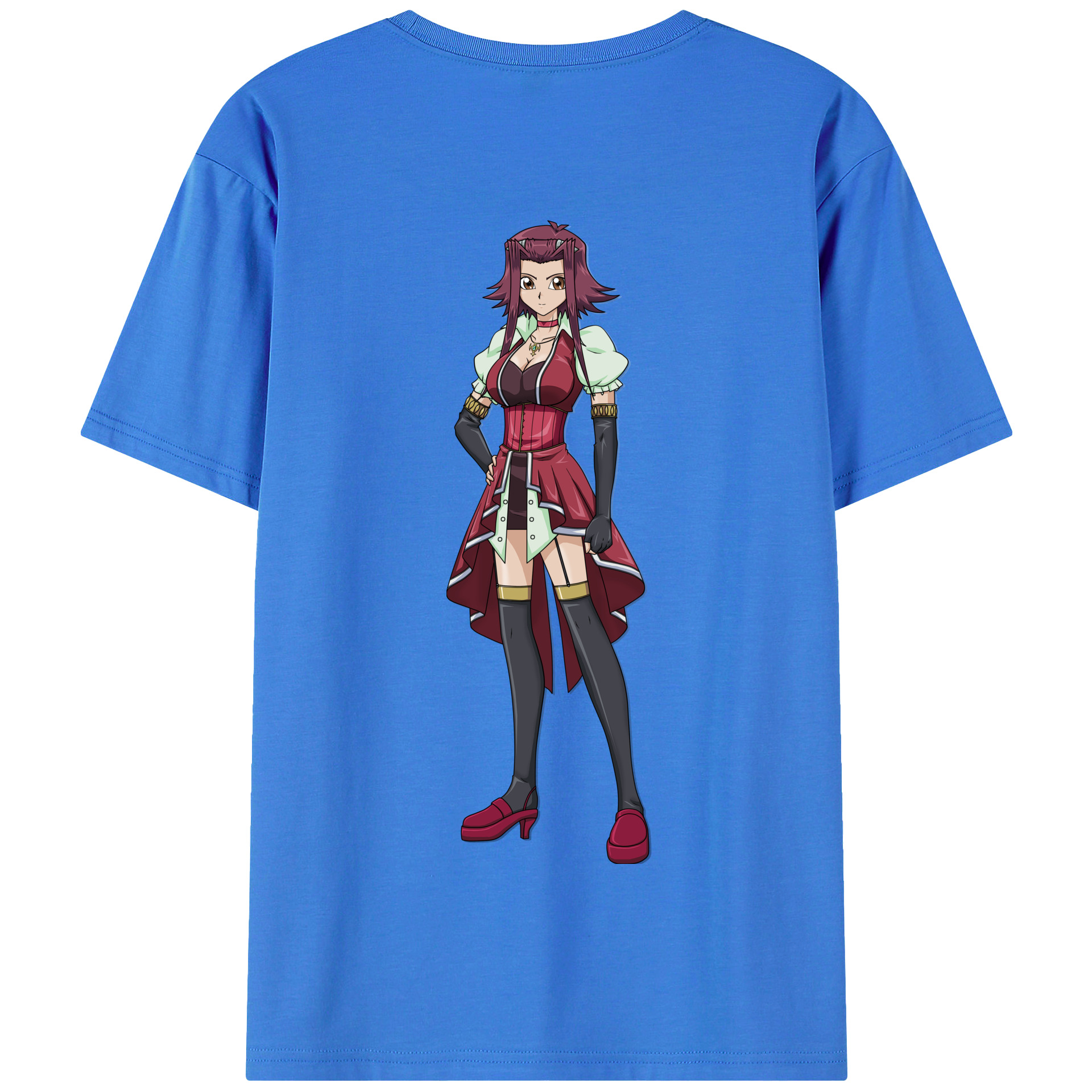 （画像用） 遊☆戯☆王 Yu-Gi-Oh! 綿100％半袖Tシャツ（背面プリント）
