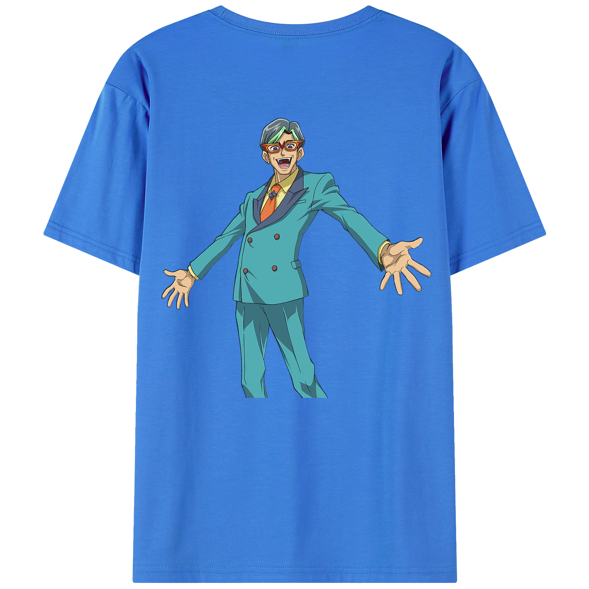 （画像用） 遊☆戯☆王 Yu-Gi-Oh! 綿100％半袖Tシャツ（背面プリント）
