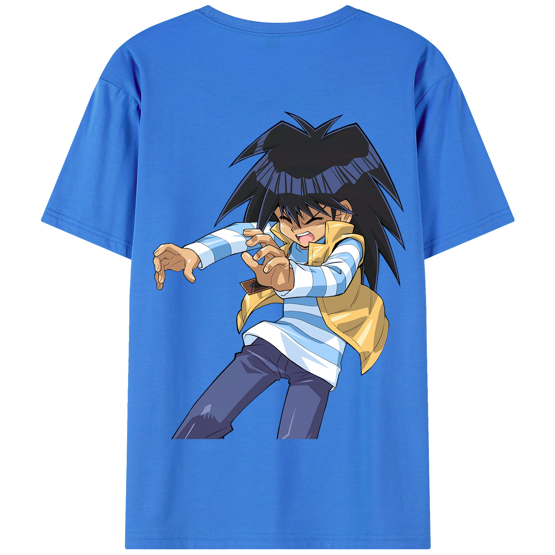 （画像用） 遊☆戯☆王 Yu-Gi-Oh! 綿100％半袖Tシャツ（背面プリント）