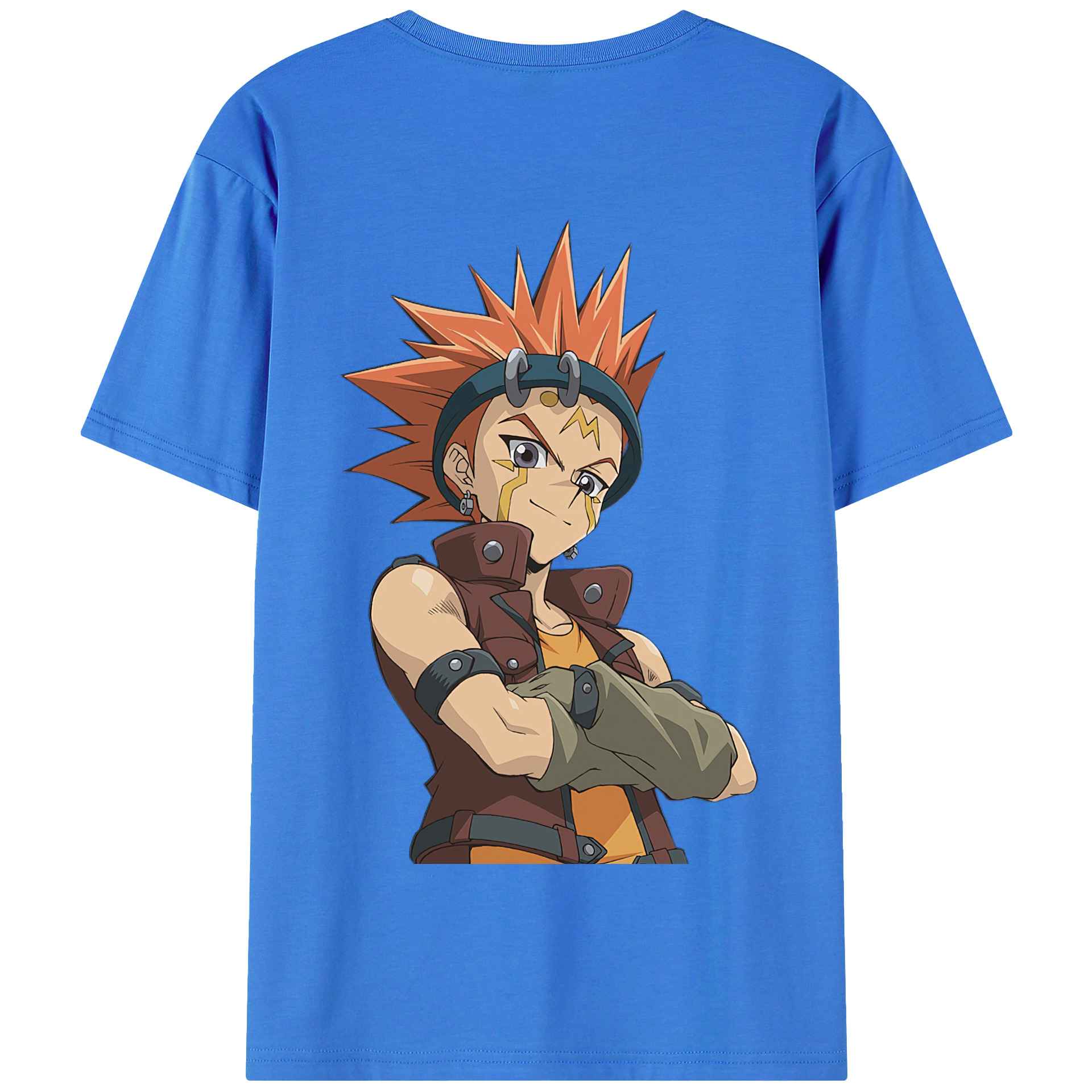 （画像用） 遊☆戯☆王 Yu-Gi-Oh! 綿100％半袖Tシャツ（背面プリント）