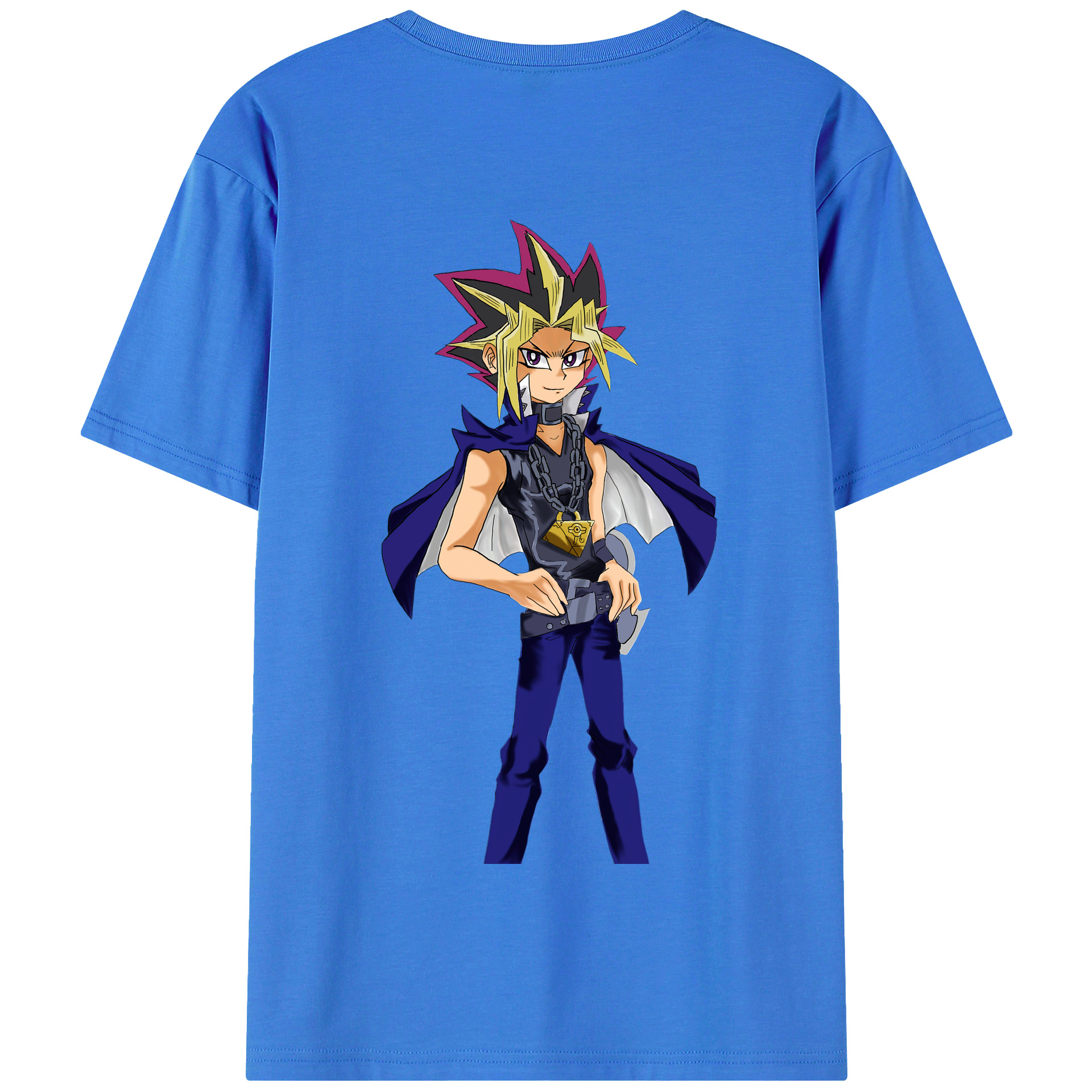 （画像用） 遊☆戯☆王 Yu-Gi-Oh! 綿100％半袖Tシャツ（背面プリント）