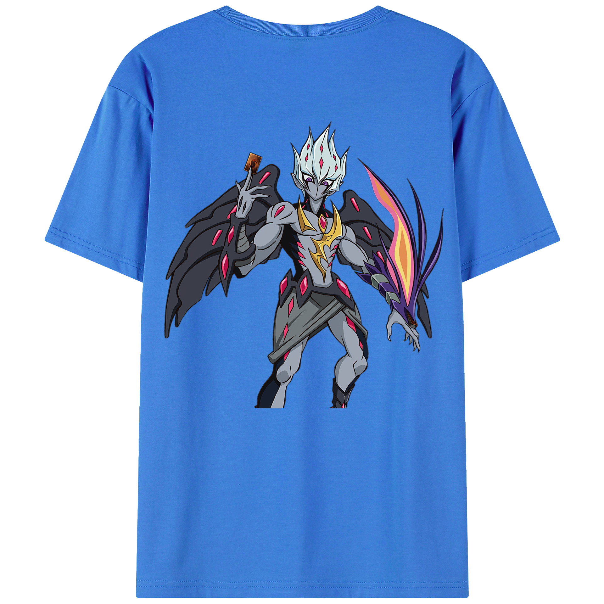（画像用） 遊☆戯☆王 Yu-Gi-Oh! 綿100％半袖Tシャツ（背面プリント）