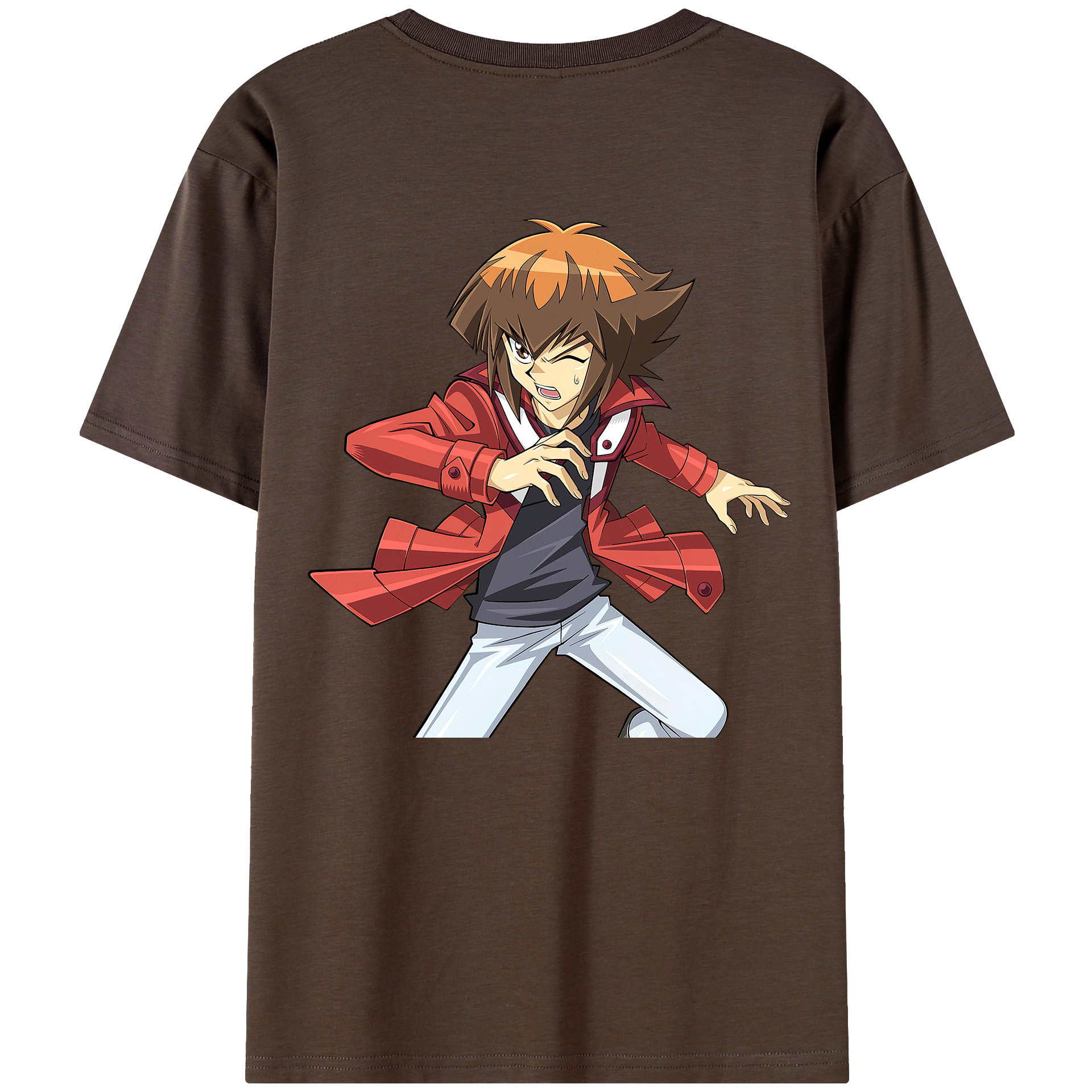 （画像用） 遊☆戯☆王 Yu-Gi-Oh! 綿100％半袖Tシャツ（背面プリント）