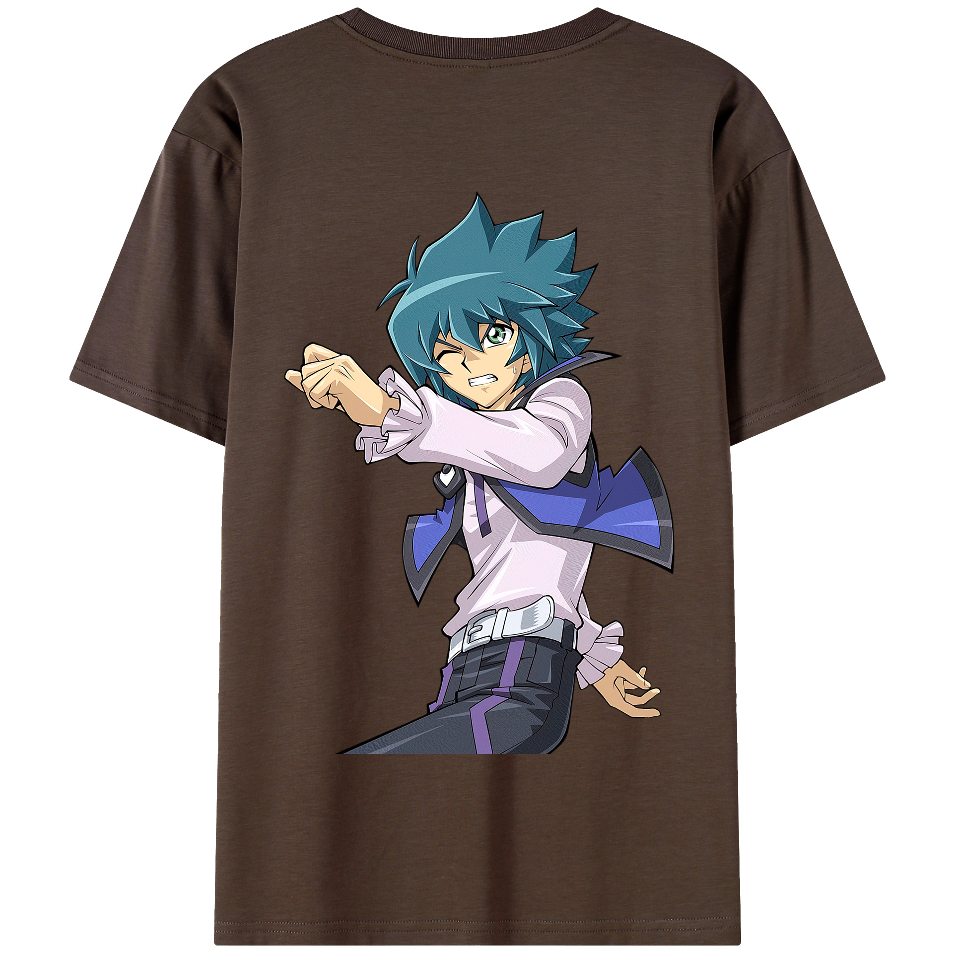 （画像用） 遊☆戯☆王 Yu-Gi-Oh! 綿100％半袖Tシャツ（背面プリント）