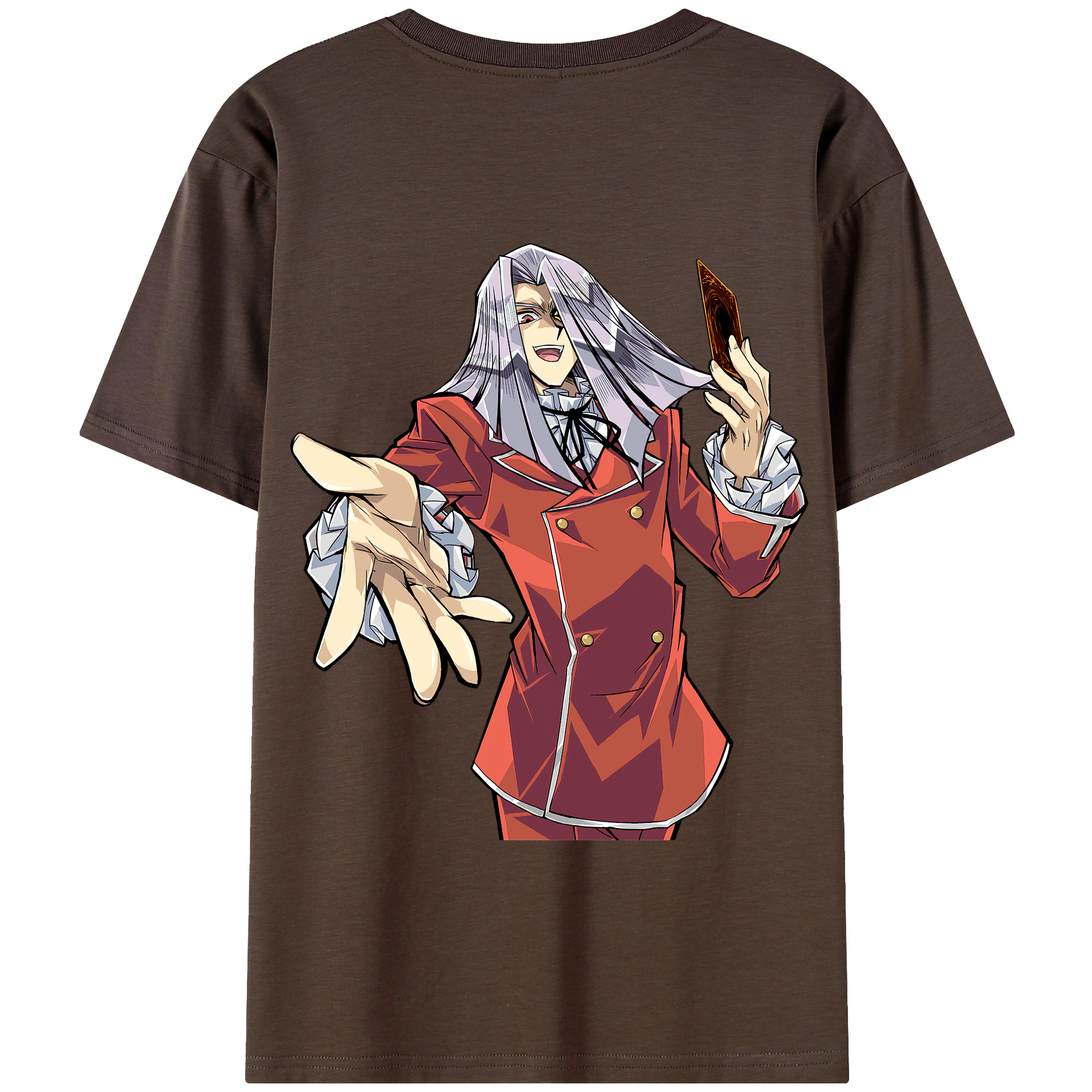 （画像用） 遊☆戯☆王 Yu-Gi-Oh! 綿100％半袖Tシャツ（背面プリント）